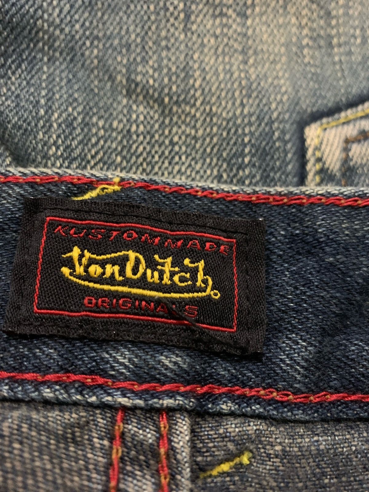If Six Was Nine × Japanese Brand × Von Dutch Vintage Von Dutch American Made Forever Denim Jeans Size US 31 - 7 Thumbnail