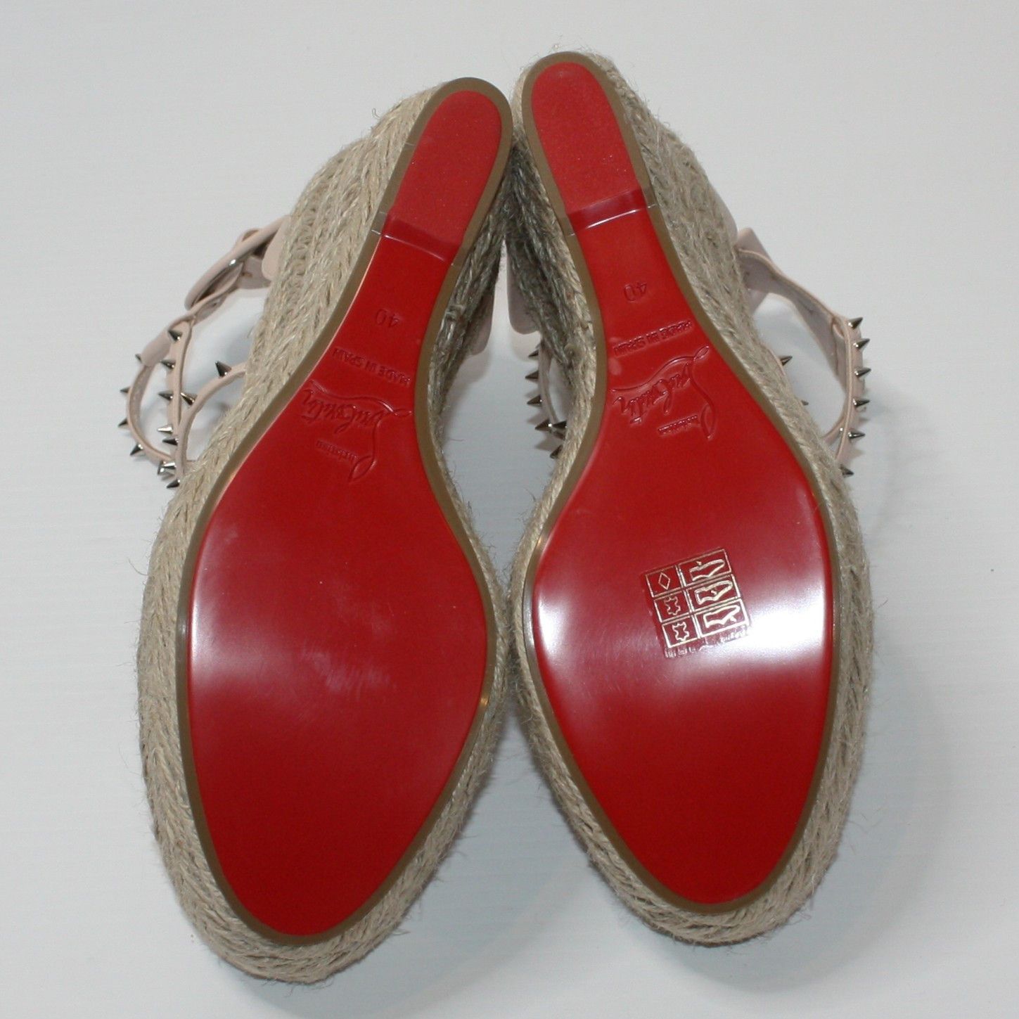 Christian Louboutin Chocazeppa Spikes Espadrille Sandals size EU 40 / US 10 NEW Size US 10 / IT 40 - 6 Thumbnail