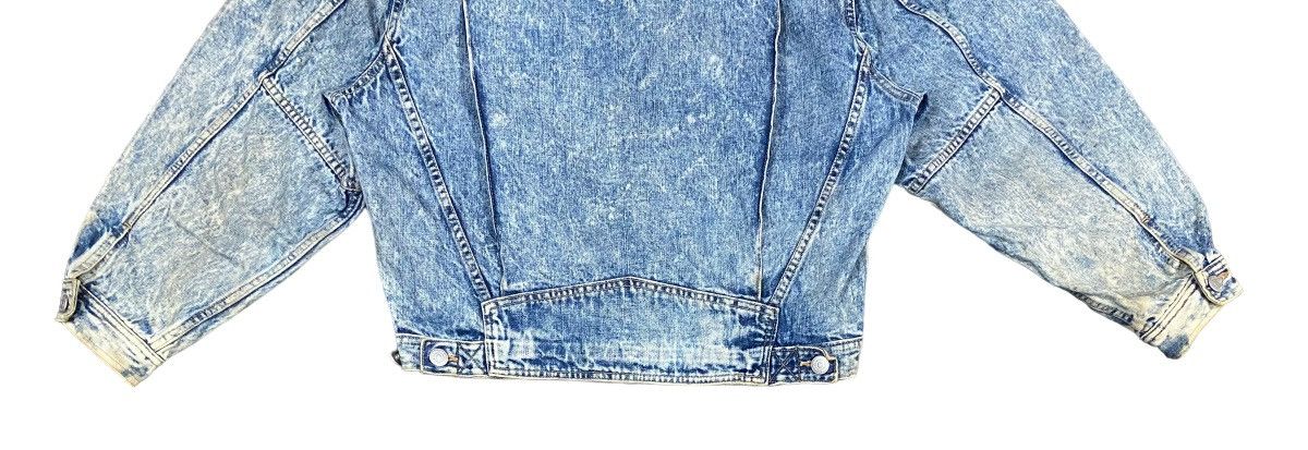 Edwin Vtg EDWIN Acid Wash Denim Jacket Button (L) Size US L / EU 52-54 / 3 - 9 Thumbnail