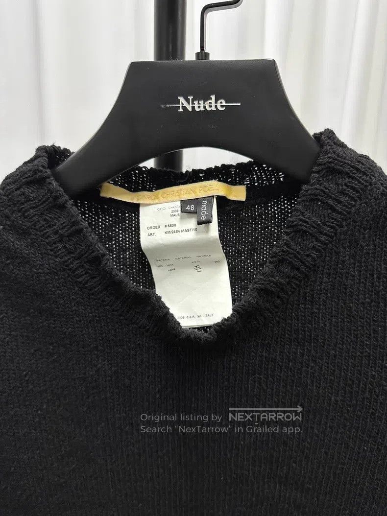 Carol Christian Poell Carol Christian Poell Wool Knit Sweater Size US M / EU 48-50 / 2 - 4 Thumbnail