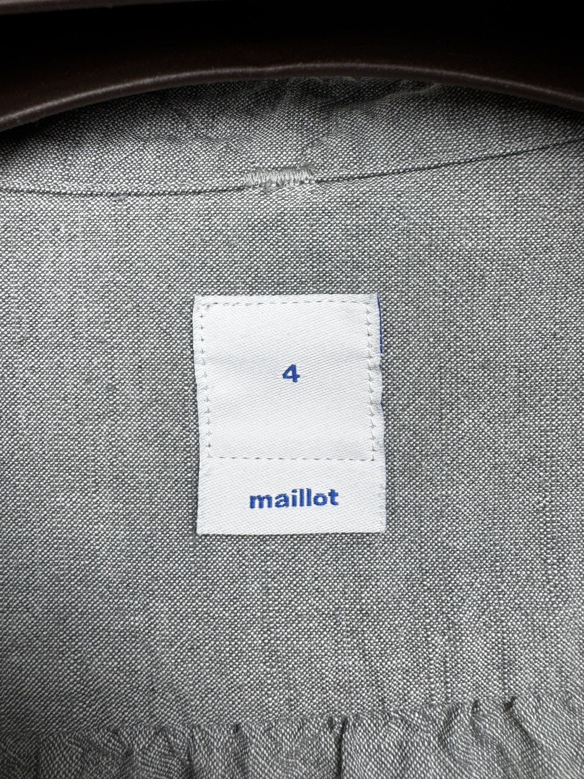 Japanese Brand maillot sunset round work grey made in japan shirt size 4 Size US L / EU 52-54 / 3 - 9 Thumbnail