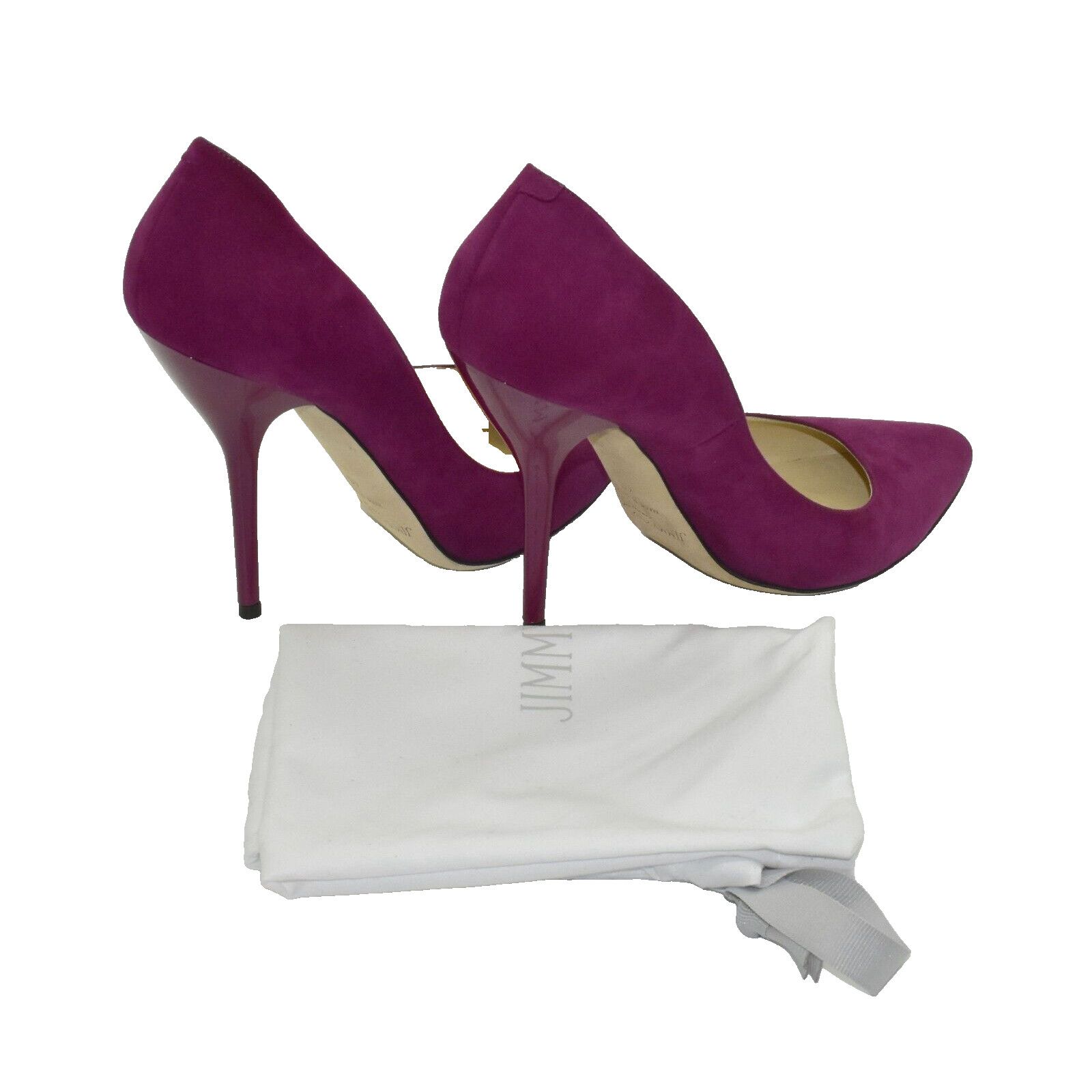 Jimmy Choo JIMMY CHOO Fuchsia Suede Stiletto Heels Pump Shoes Size 40 Size US 10 / IT 40 - 6 Thumbnail