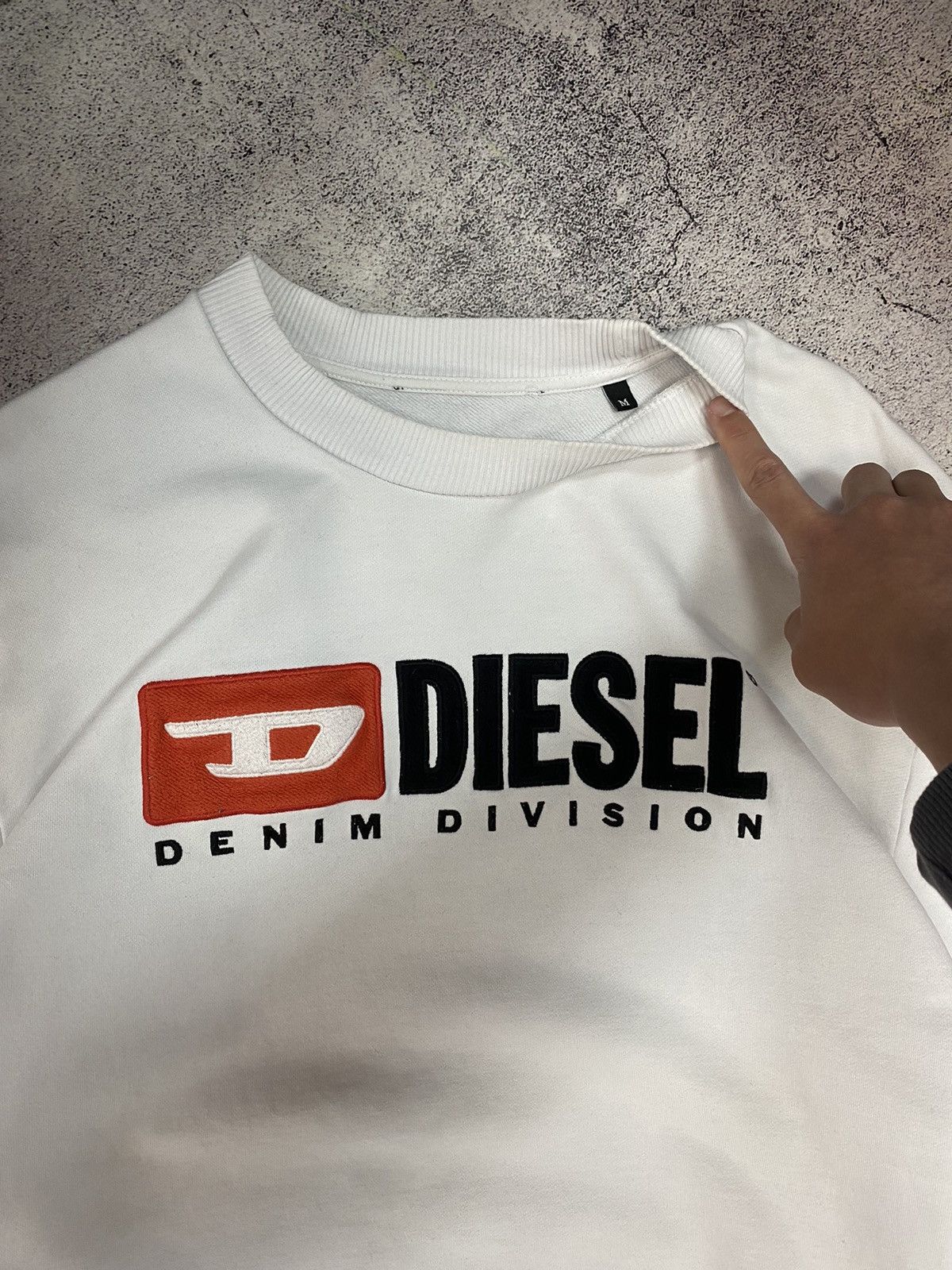 Diesel × Japanese Brand × Vintage Diesel vintage sweatshirt big logo y2k Size US L / EU 52-54 / 3 - 7 Thumbnail