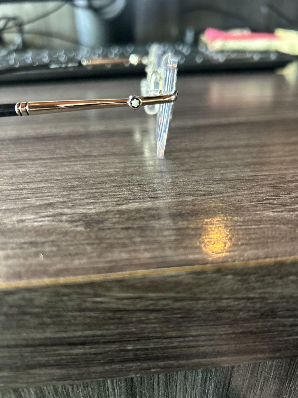 Montblanc Montblanc Clear Lense Rectangle Frame Size ONE SIZE - 5 Thumbnail