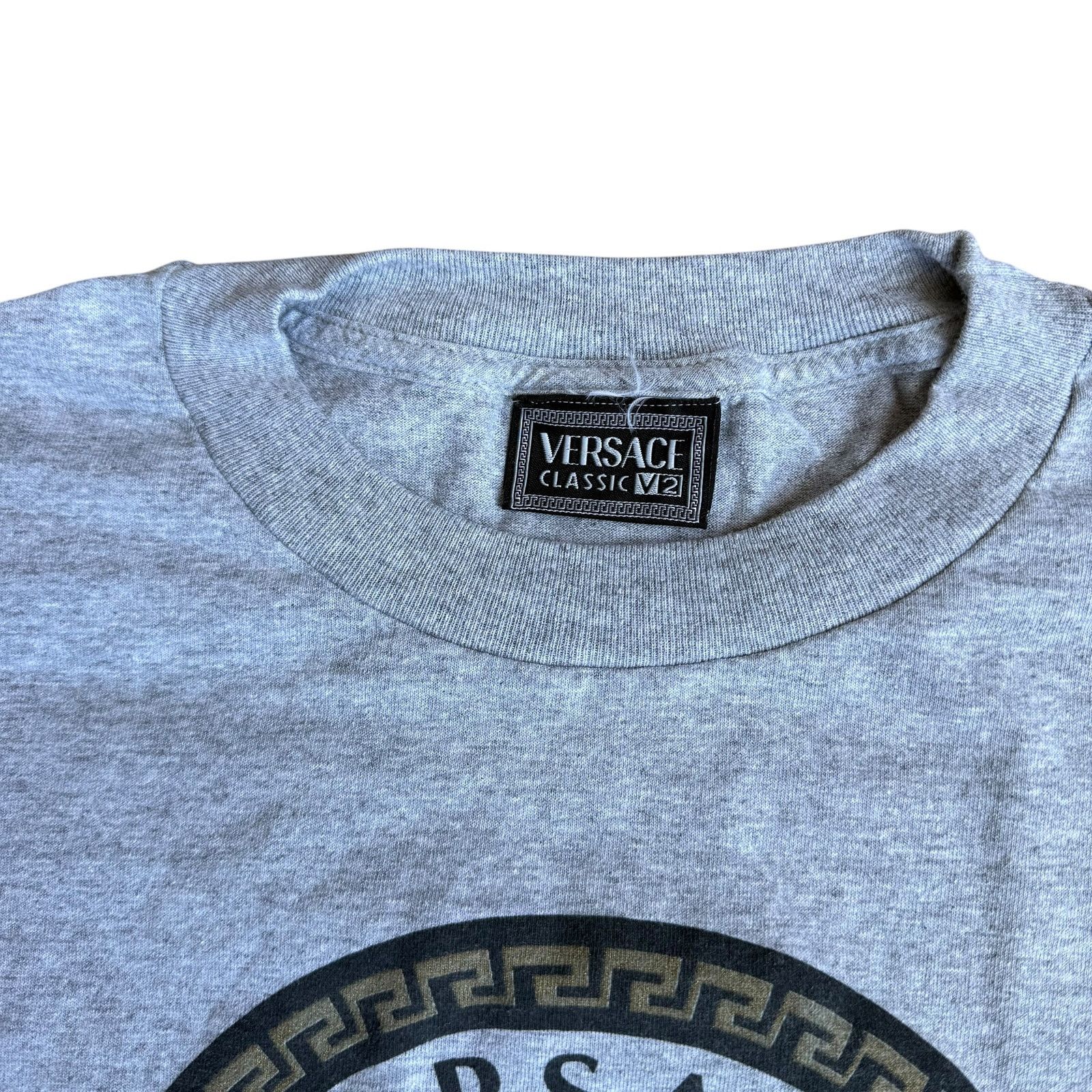 Versace Versace V2 Collection Gray Tee Shirt Mens XL Size US XL / EU 56 / 4 - 3 Thumbnail