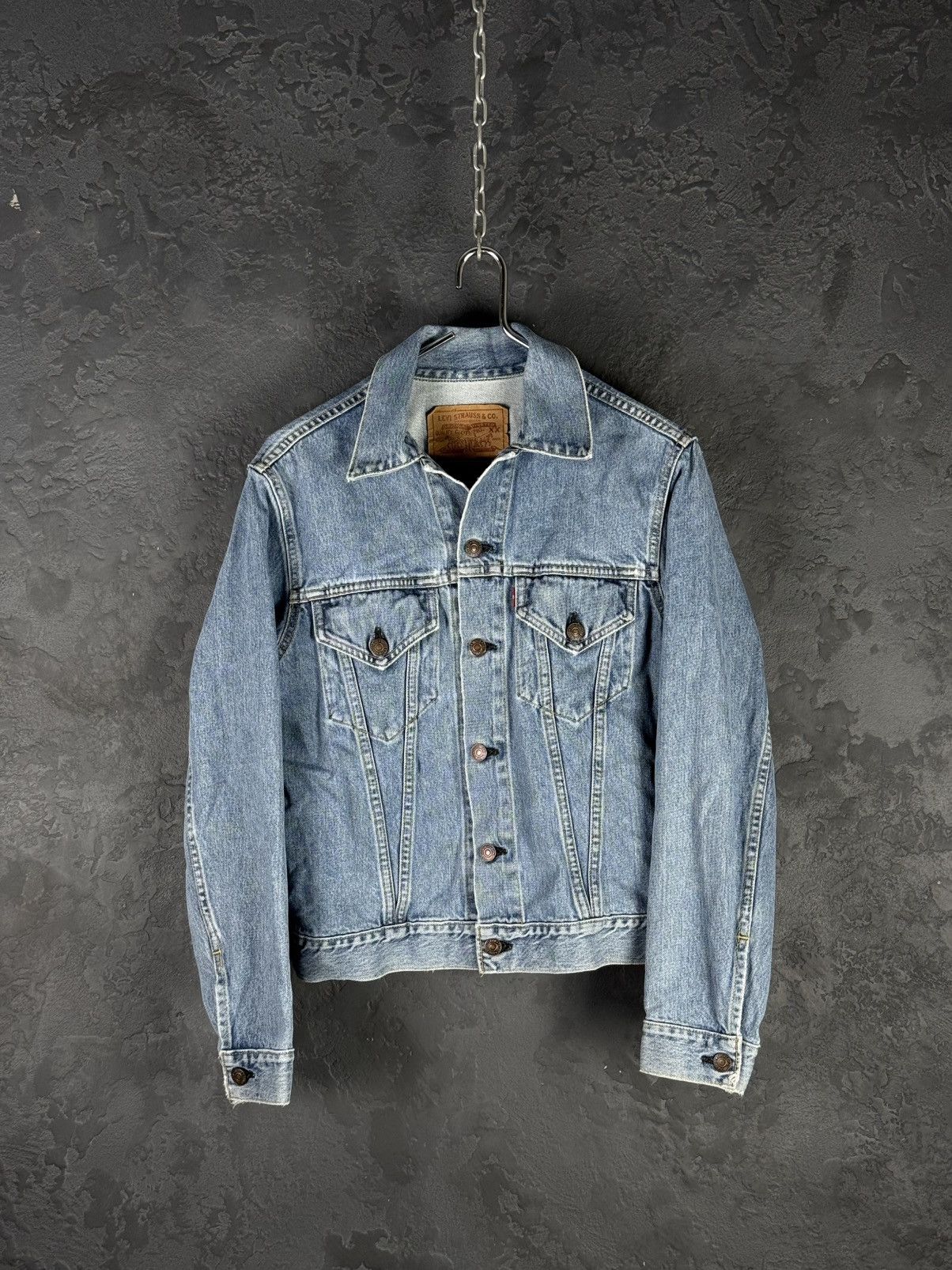 Levi's Vintage Clothing Rare Levi’s Japan 77557-0208 Big E Vintage Denim Jacket Size US XS / EU 42 / 0 - 1 Thumbnail