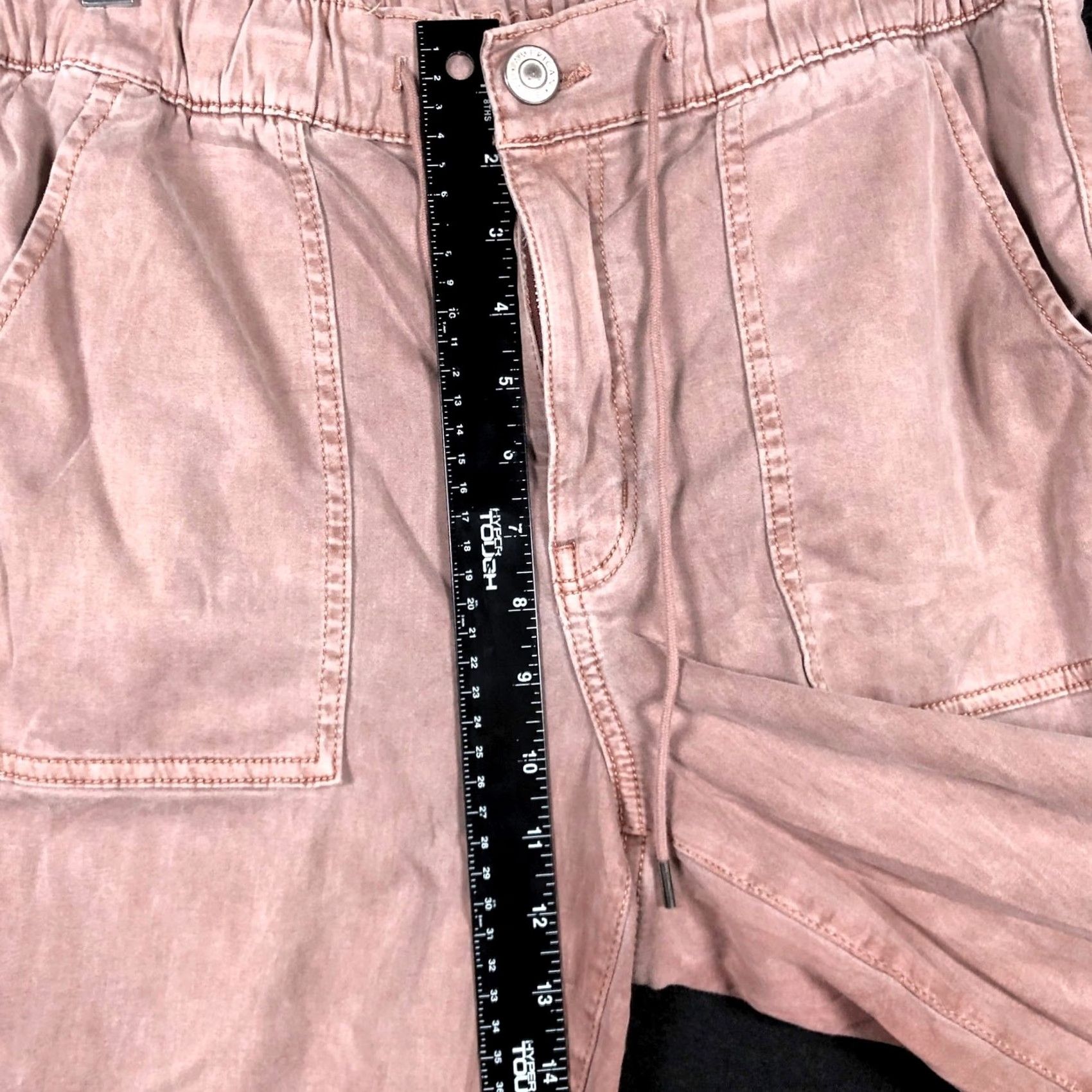 American Eagle Outfitters VINTAGE American Eagle Womens Pants Dusty Purple High Rise Ankle Zip Stretch 16 Size 38" / US 16 / IT 52 - 7 Thumbnail