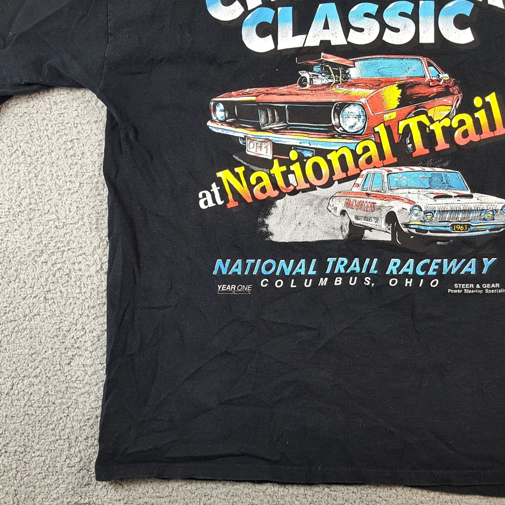 Vintage Vintage Chrysler 90s Car Show T-Shirt Men's XL Black Cotton Retro Logo Casual Size US XL / EU 56 / 4 - 5 Thumbnail