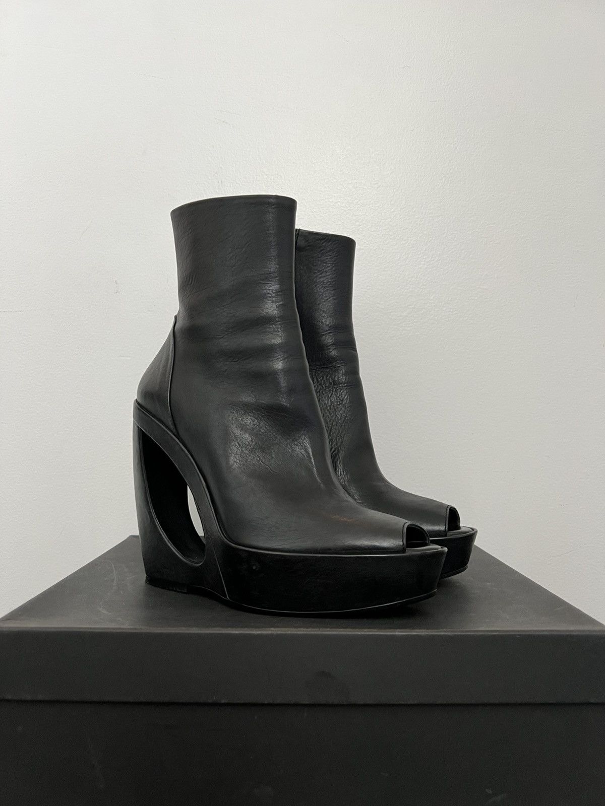 Ann Demeulemeester Ann Demeulemeester SS13 Cut-Out Space Wedge Size US 10 / IT 40 - 4 Thumbnail