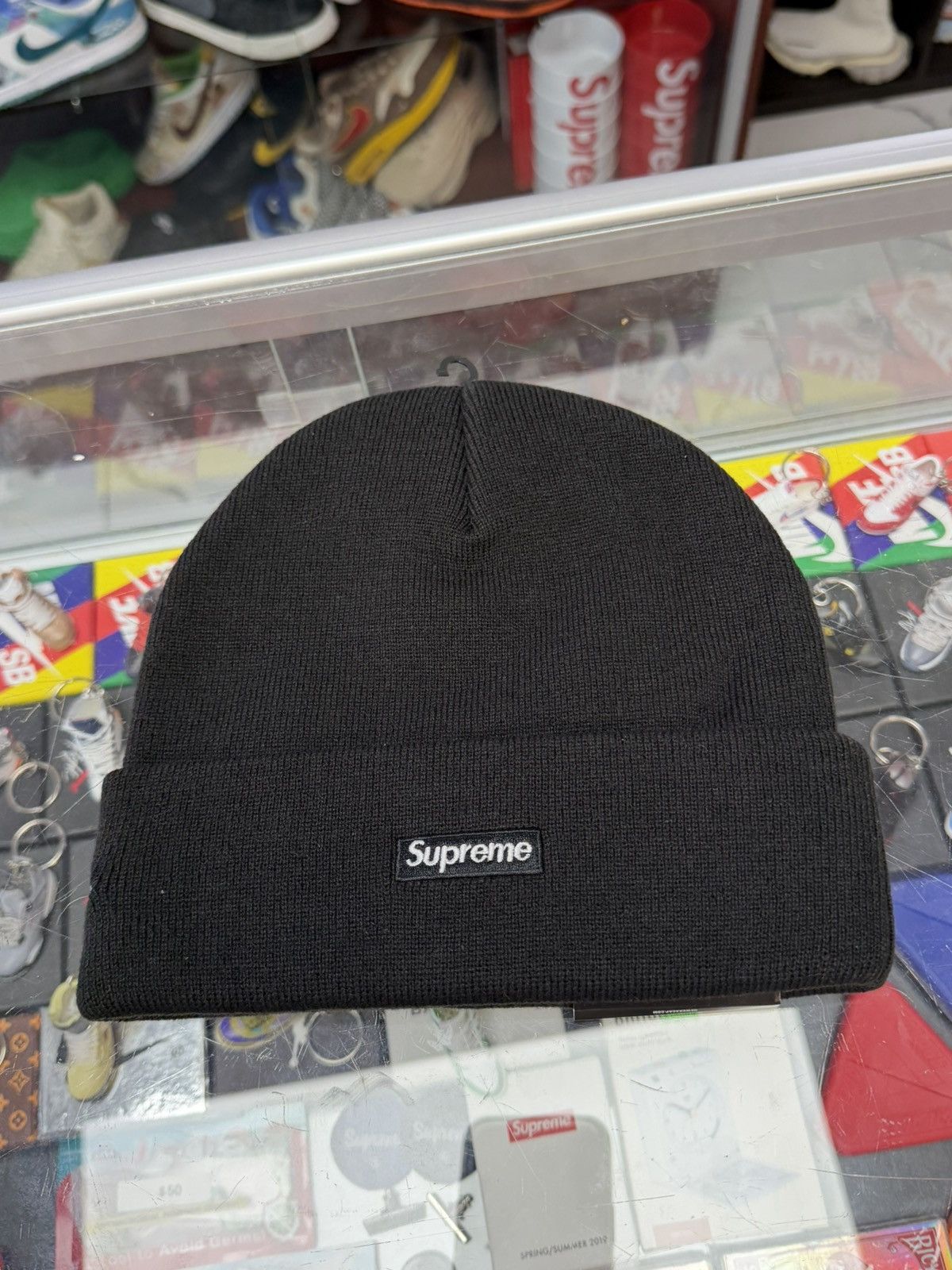 Supreme Supreme ‘S’ Logo Beanie (Black) Size ONE SIZE - 2 Thumbnail