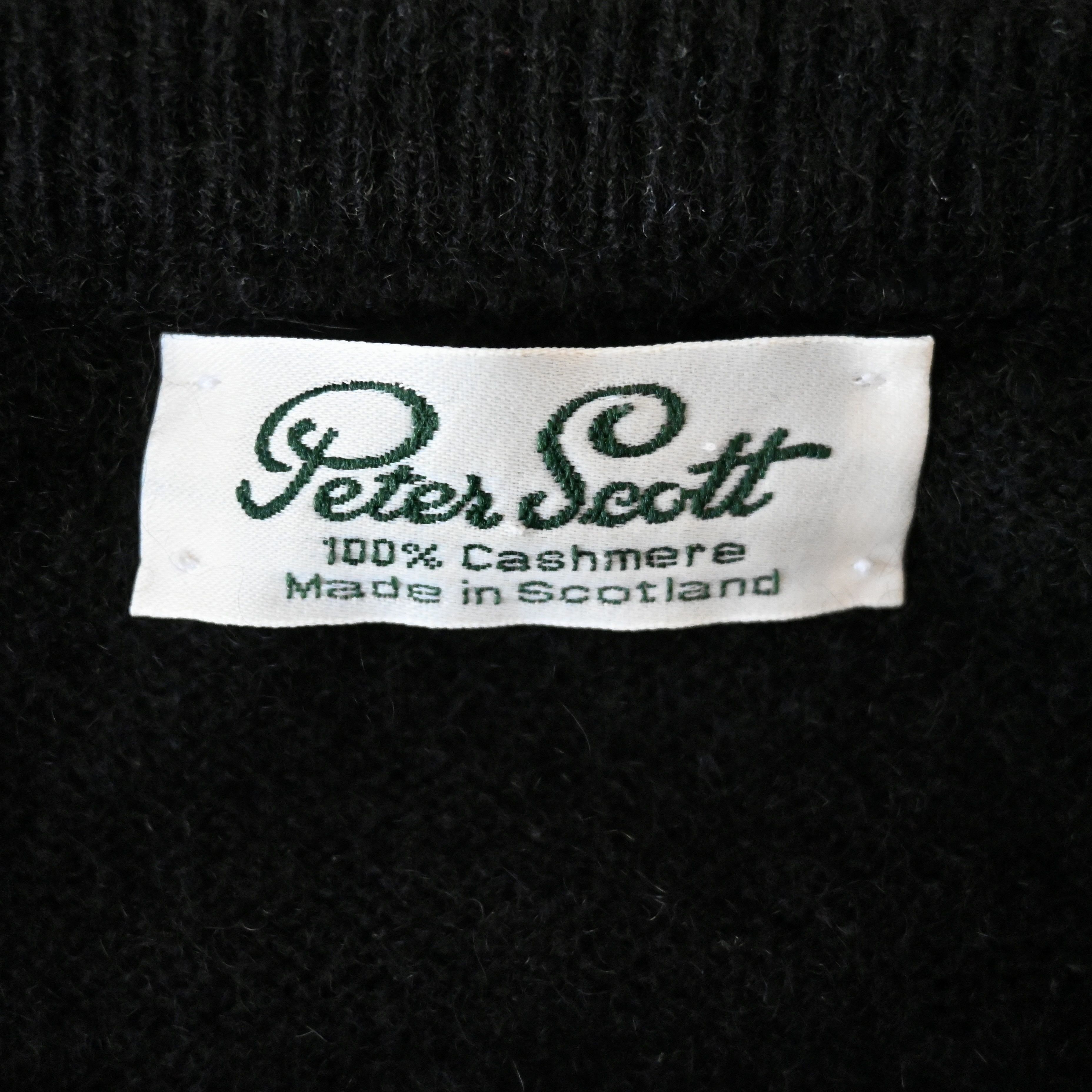 Vintage Vintage Peter Scott pure cashmere sweater, made in Scotland Size US XL / EU 56 / 4 - 10 Thumbnail