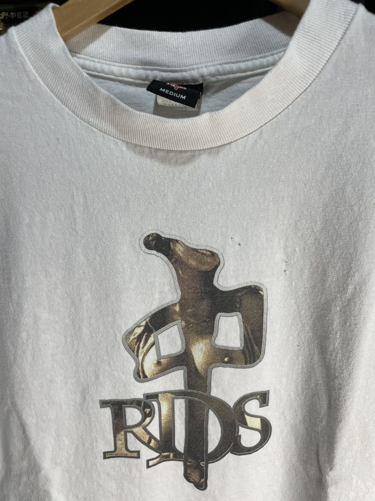 Vintage Vintage Y2K RDS Red Dragon Logo skatewear white Tshirt Size US M / EU 48-50 / 2 - 2 Thumbnail