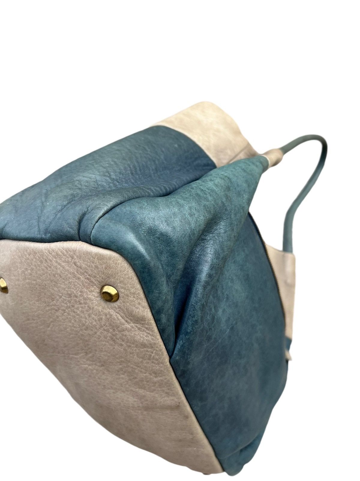 Leather Cledran Japan Faded Patina Leather Mini tote Bag Size ONE SIZE - 13 Thumbnail