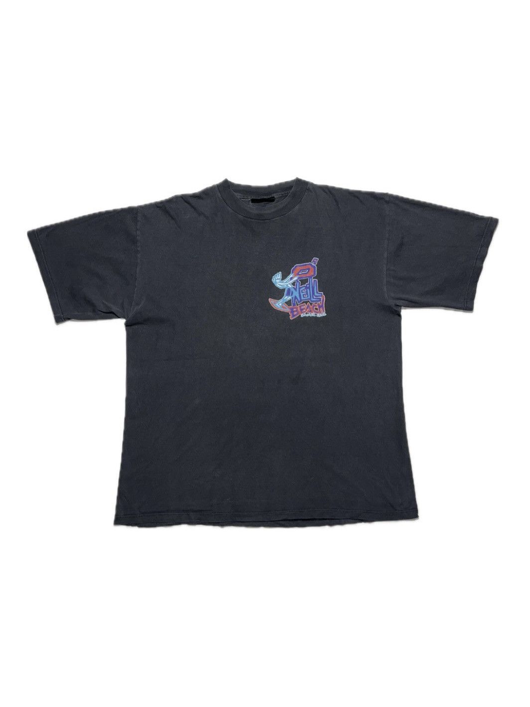 O'Neill Vintage 90’s Oneill Beach Santa Cruz Graffiti Logo Tee Size US L / EU 52-54 / 3 - 2 Thumbnail