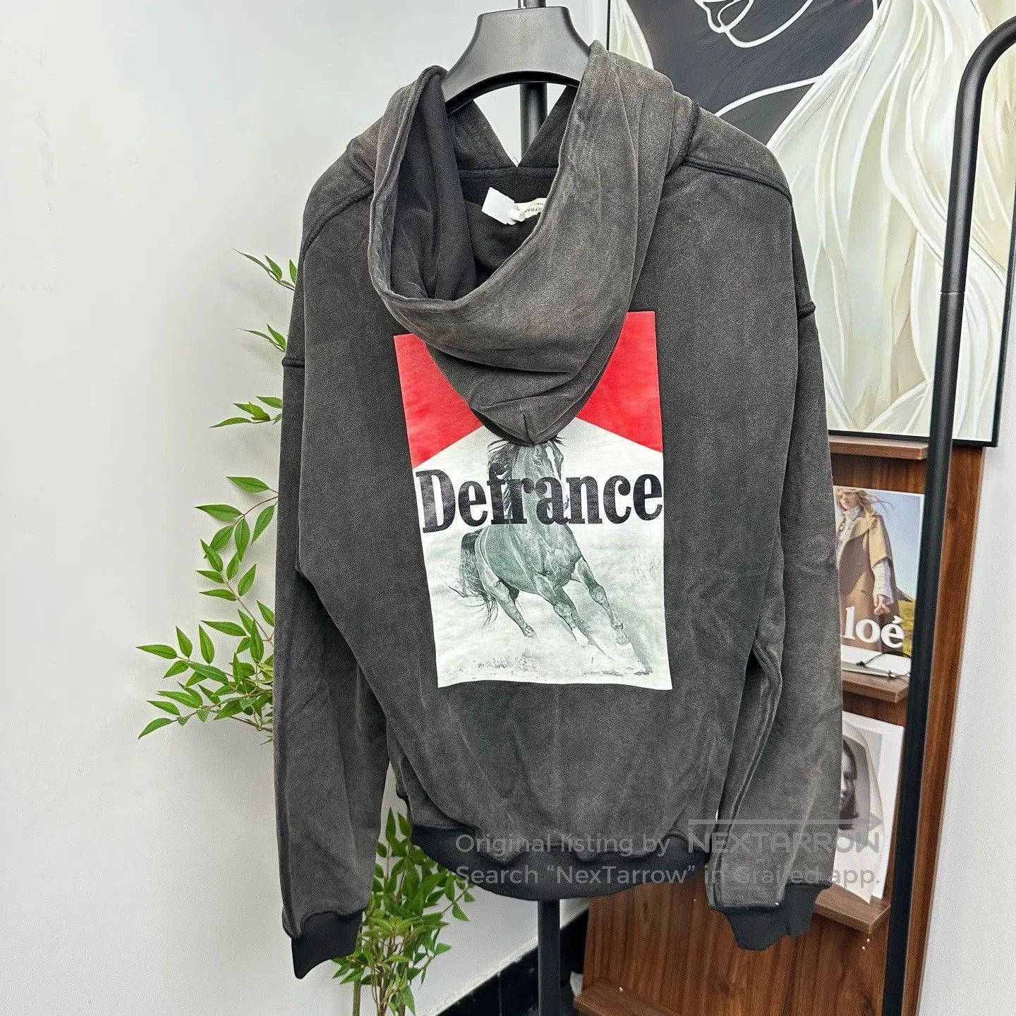 Anonymous Club arnodefrance vintage horse print hooded sweatshirt. Size US S / EU 44-46 / 1 - 1 Thumbnail