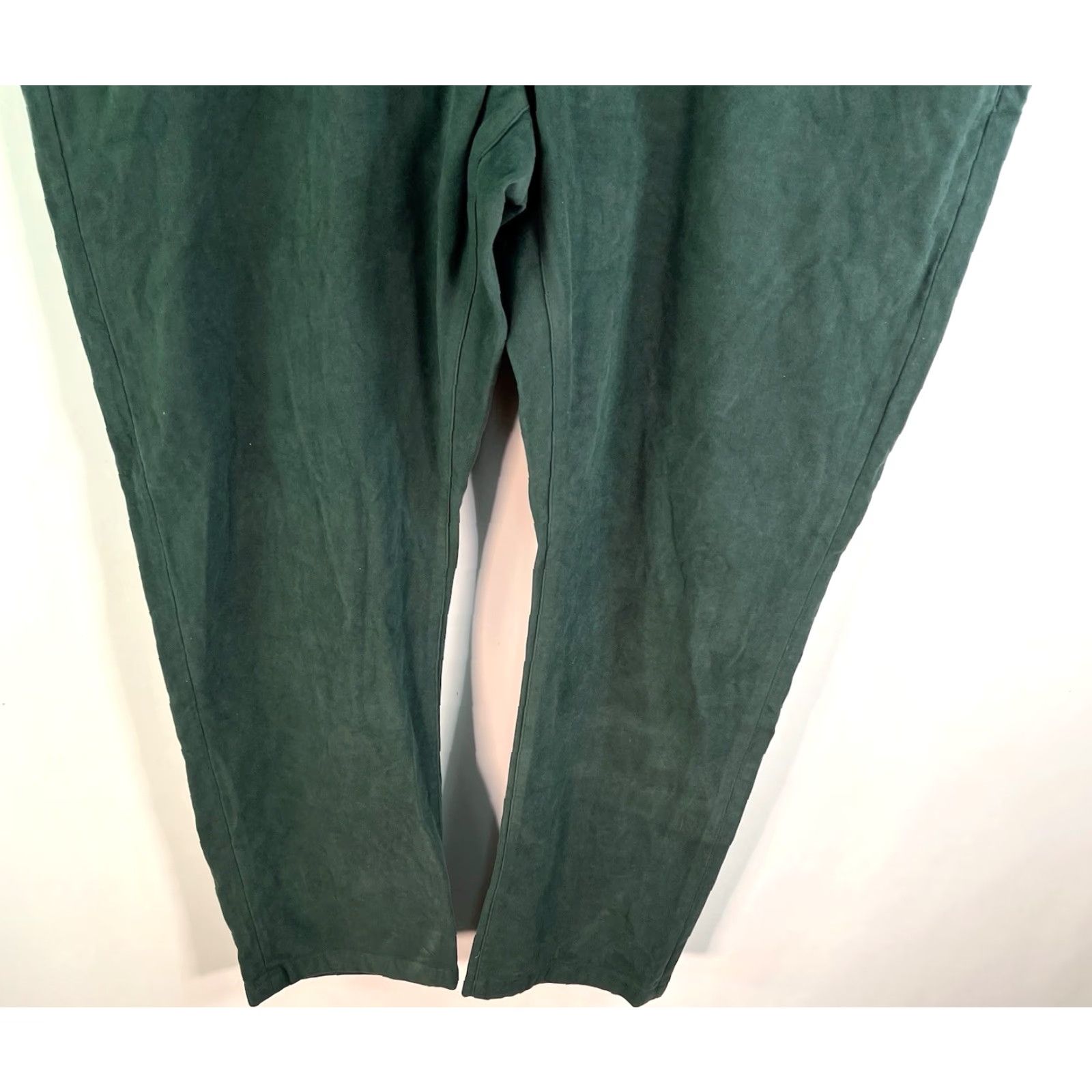 Proper Cloth VINTAGE Proper Cloth Mens Pants Casual Flat Front Stretch Cotton Blended Green 50 Inseam 31 Adult Size US 34 / EU 50 - 5 Thumbnail
