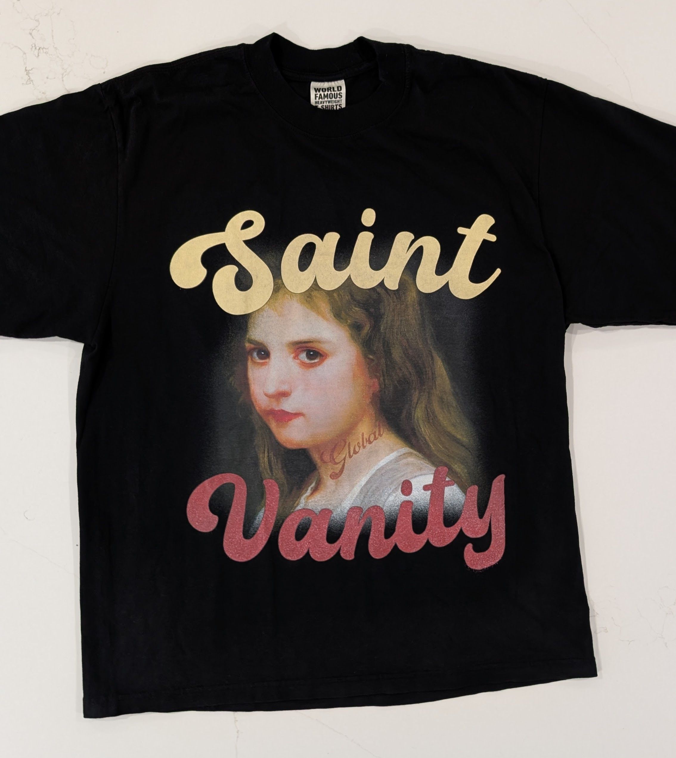 Saint Vanity Saint Vanity T-Shirt Men’s L Black Global Vanity Heavyweight Size US L / EU 52-54 / 3 - 1 Thumbnail