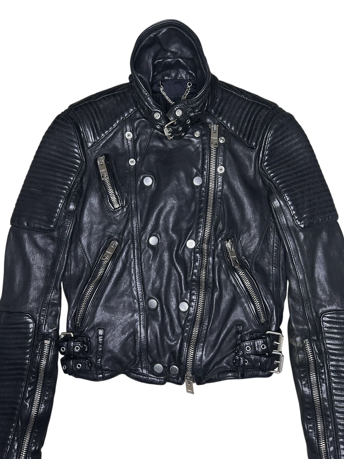 Burberry Prorsum S/S 11 Loseley Moto Jacket Size XS / US 0-2 / IT 36-38 - 11 Thumbnail