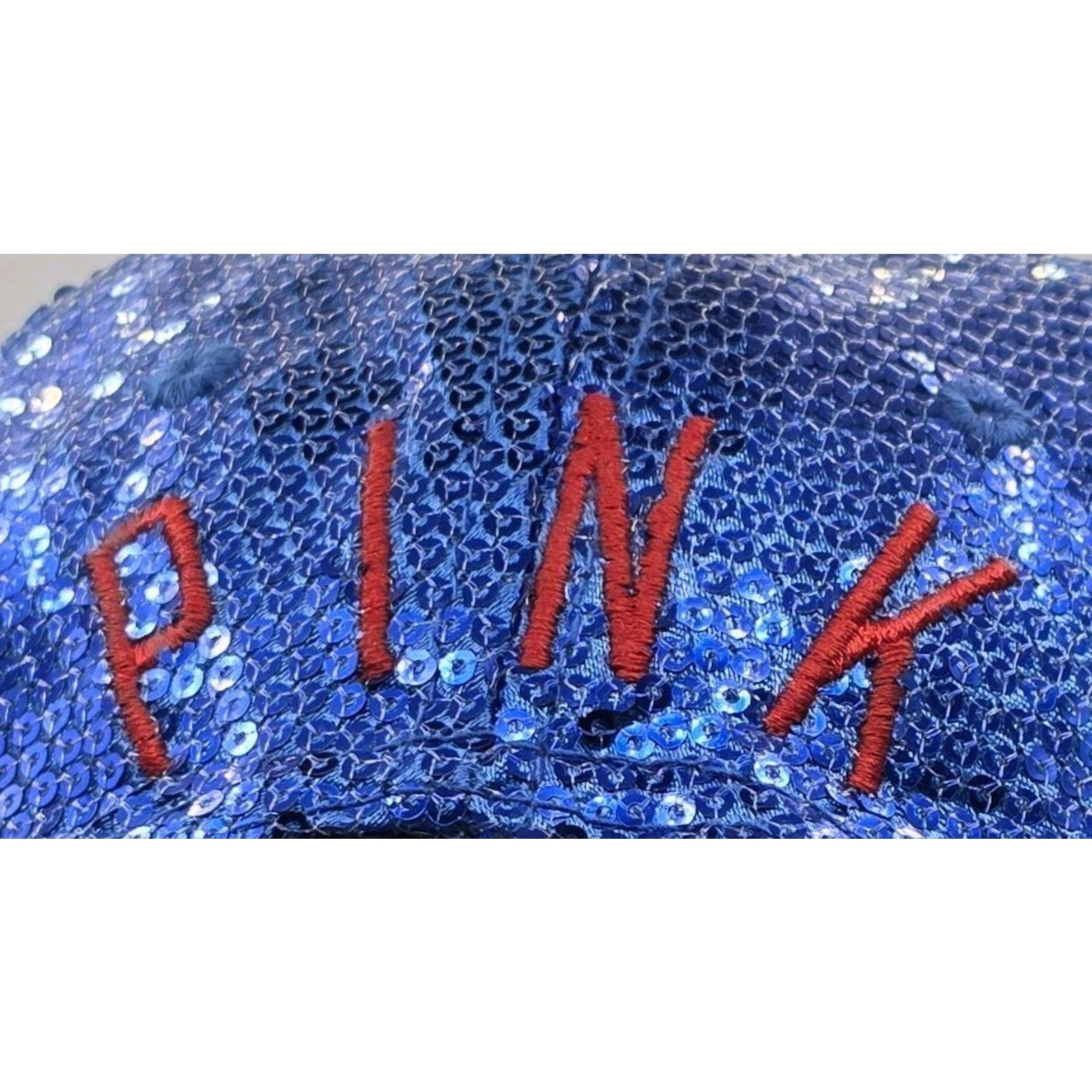 New Era Pink Chicago Cubs Sequin Blue MLB Cap Hat New Era StrapBack Size ONE SIZE - 9 Thumbnail
