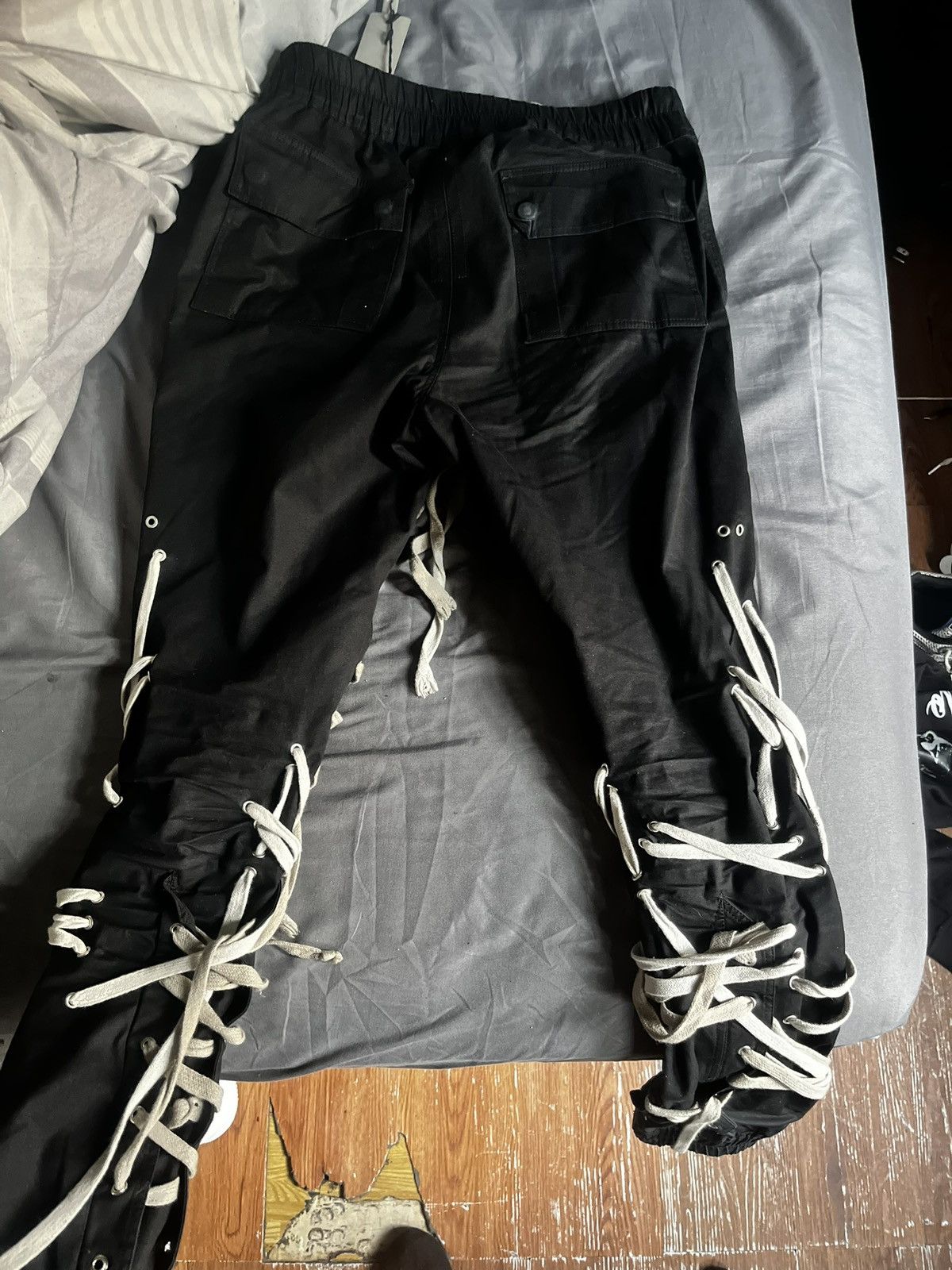 Rick Owens Rick Owens Megalace Milk Colorway Size US 30 / EU 46 - 5 Thumbnail