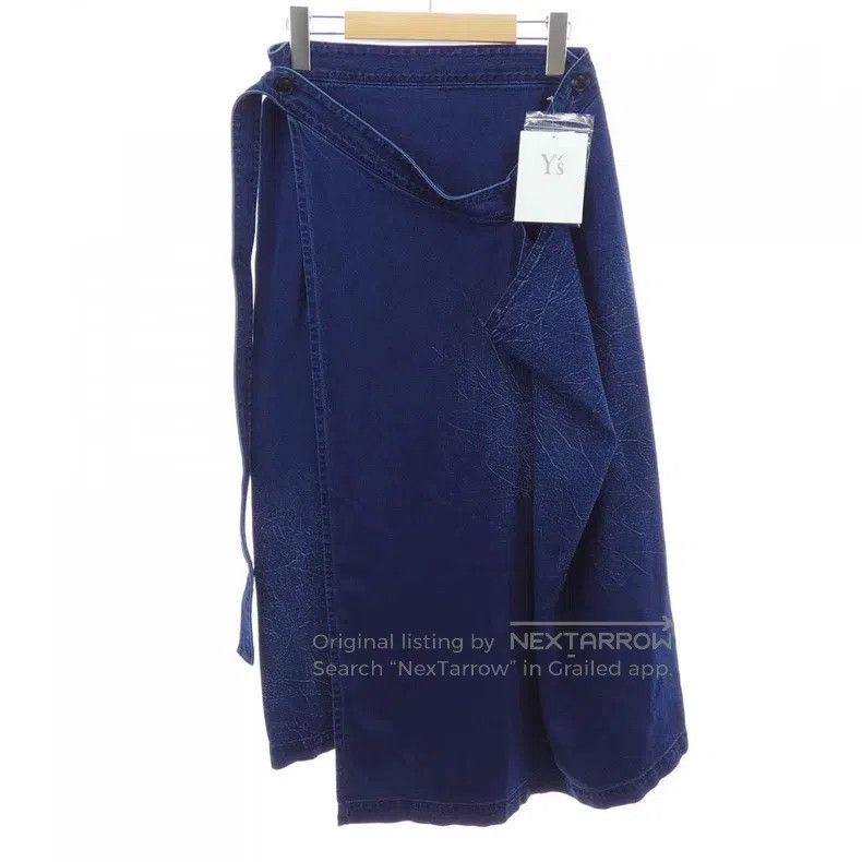 Yohji Yamamoto Yohji Yamamoto size 1 denim Skirt Size S / US 4 / IT 40 - 1 Thumbnail