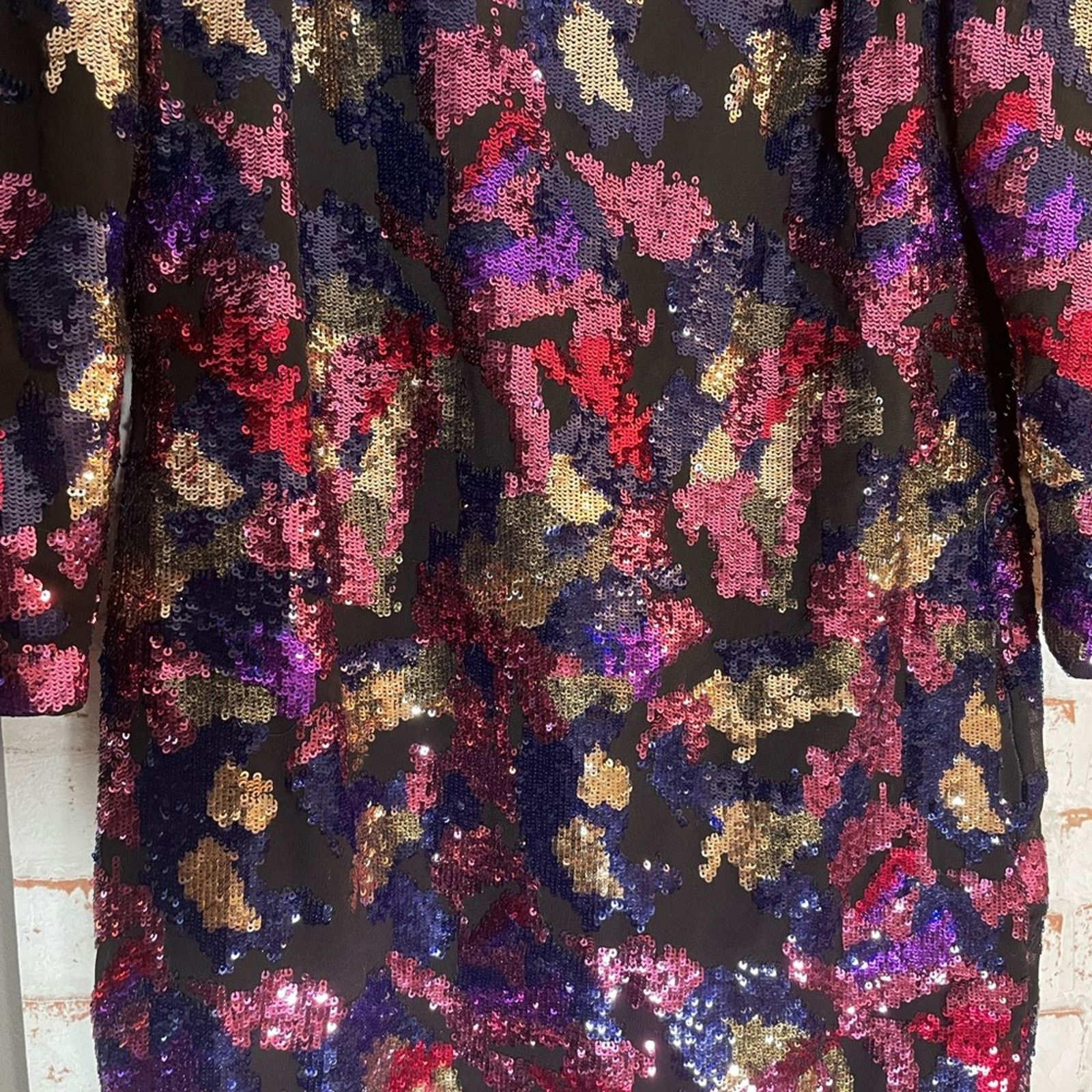 Iro IRO Binxie Multicolor Sequin Mini Dress Size S / US 4 / IT 40 - 2 Thumbnail