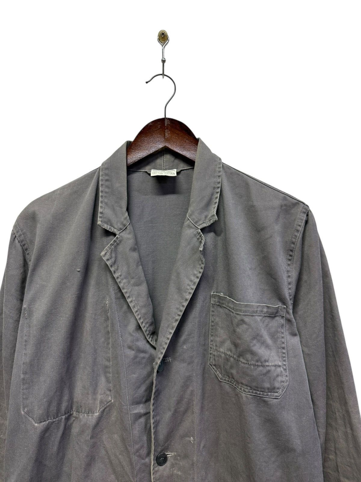 Vintage 🔥vintage french workwear distressed Size US L / EU 52-54 / 3 - 2 Thumbnail