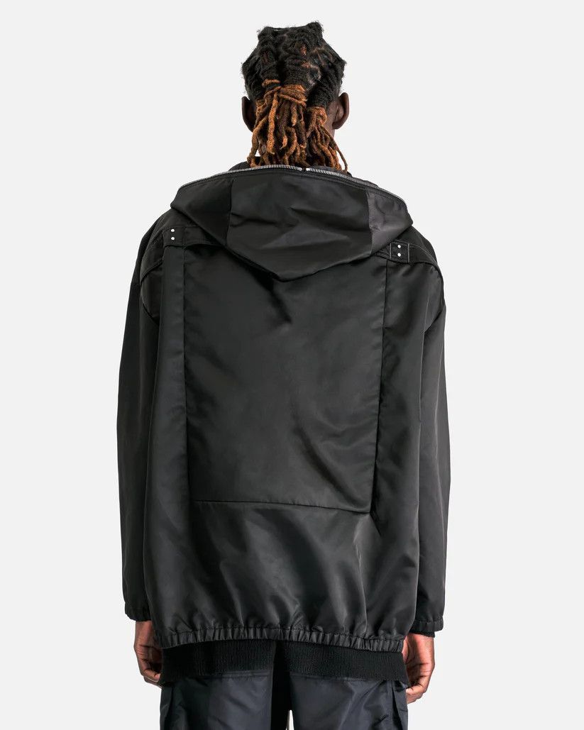 Rick Owens o1s1v1r1oon0925 Lindo Hoodie in Black Size US M / EU 48-50 / 2 - 2 Thumbnail