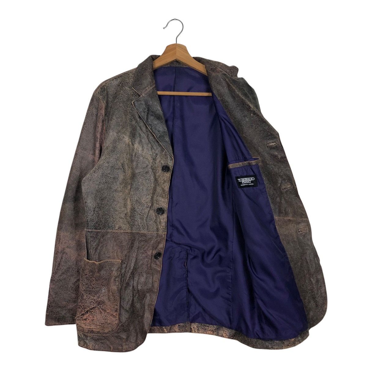 Hysteric Glamour 📌Vintage Chore Worker Leather Jacket Button Tornado Mart Size US M / EU 48-50 / 2 - 12 Thumbnail