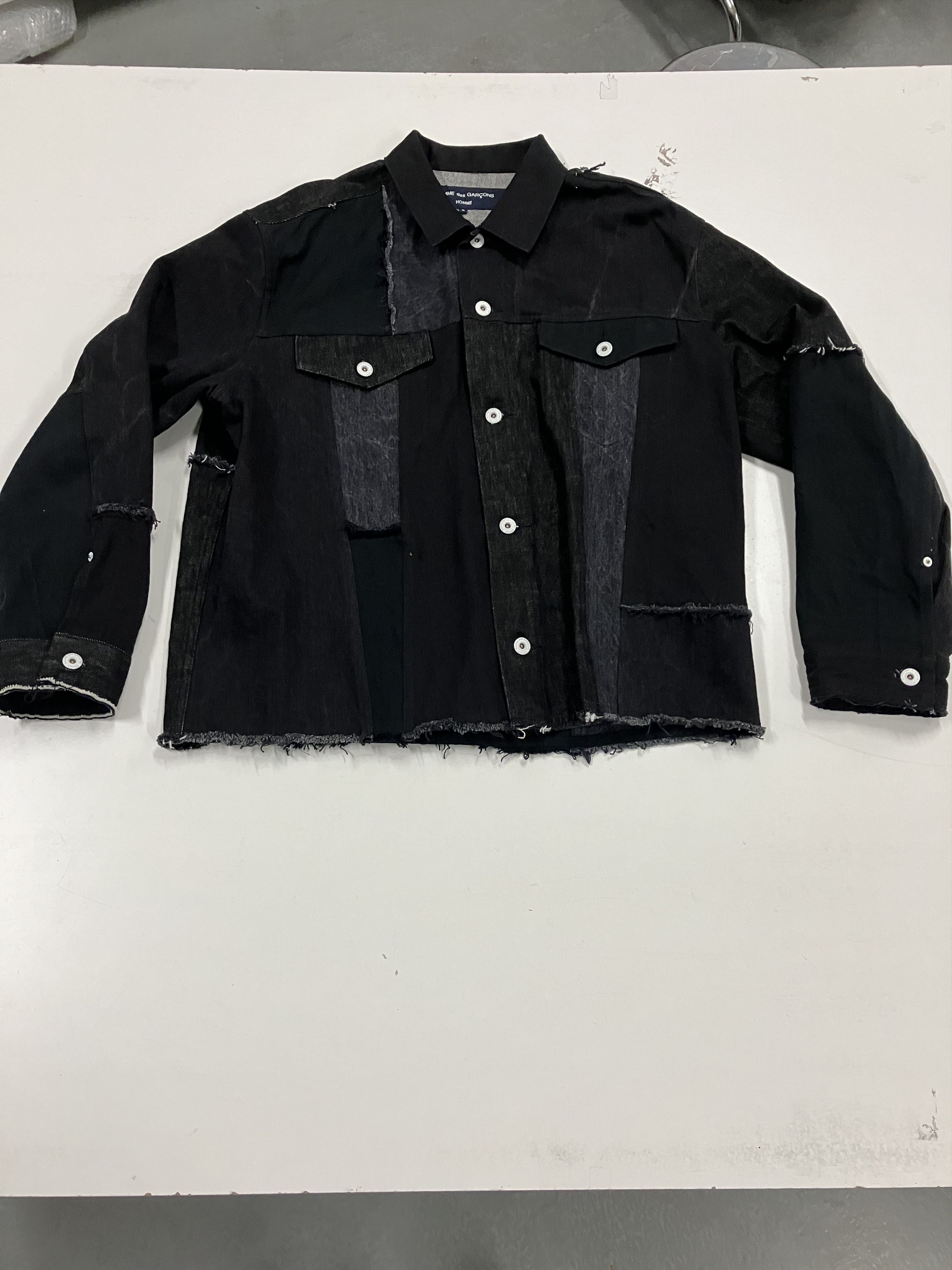 Comme des Garcons Autumn/Winter Patchwork Denim Jacket HJ-J009, Size US L / EU 52-54 / 3 - 1 Thumbnail