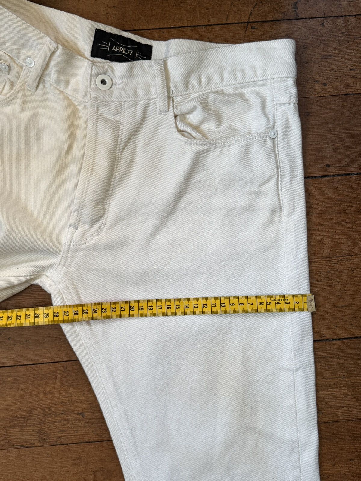 April 77 april77 dictator jeans stroke white 30 april 77 Size US 30 / EU 46 - 9 Thumbnail