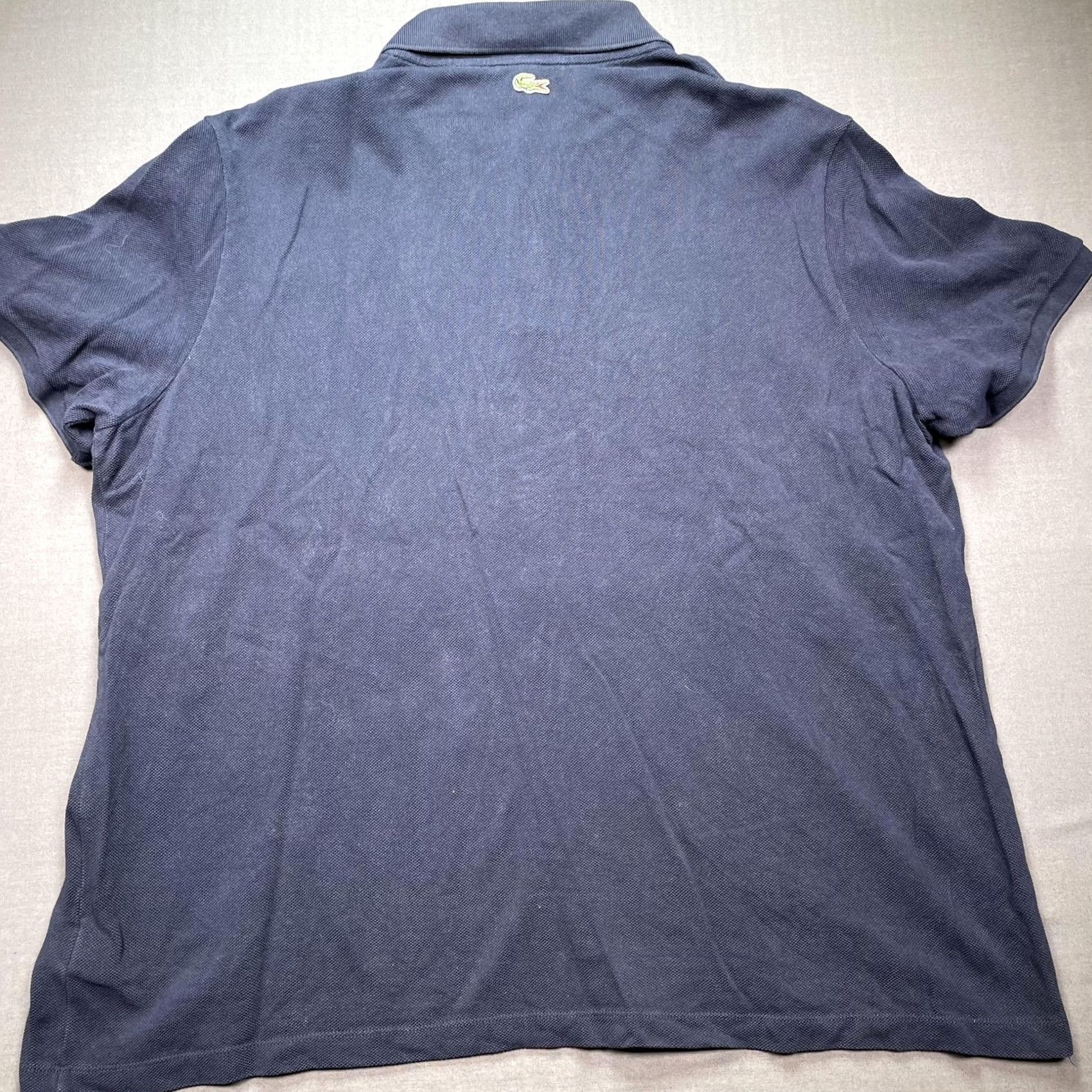 Lacoste Lacoste Polo Shirt Mens 4XL Blue Slim Fit Script Logo Cotton Made Peru Size US XXL / EU 58 / 5 - 7 Thumbnail