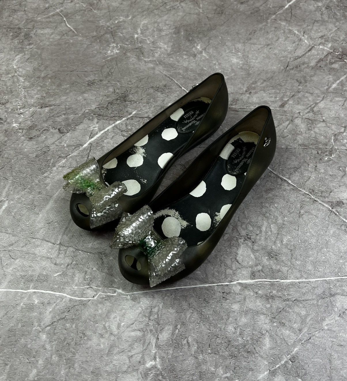 Vivienne Westwood Vintage Vivienne Westwood x Melissa Bow Ballet Flats Shoes Size US 7 / IT 37 - 1 Thumbnail