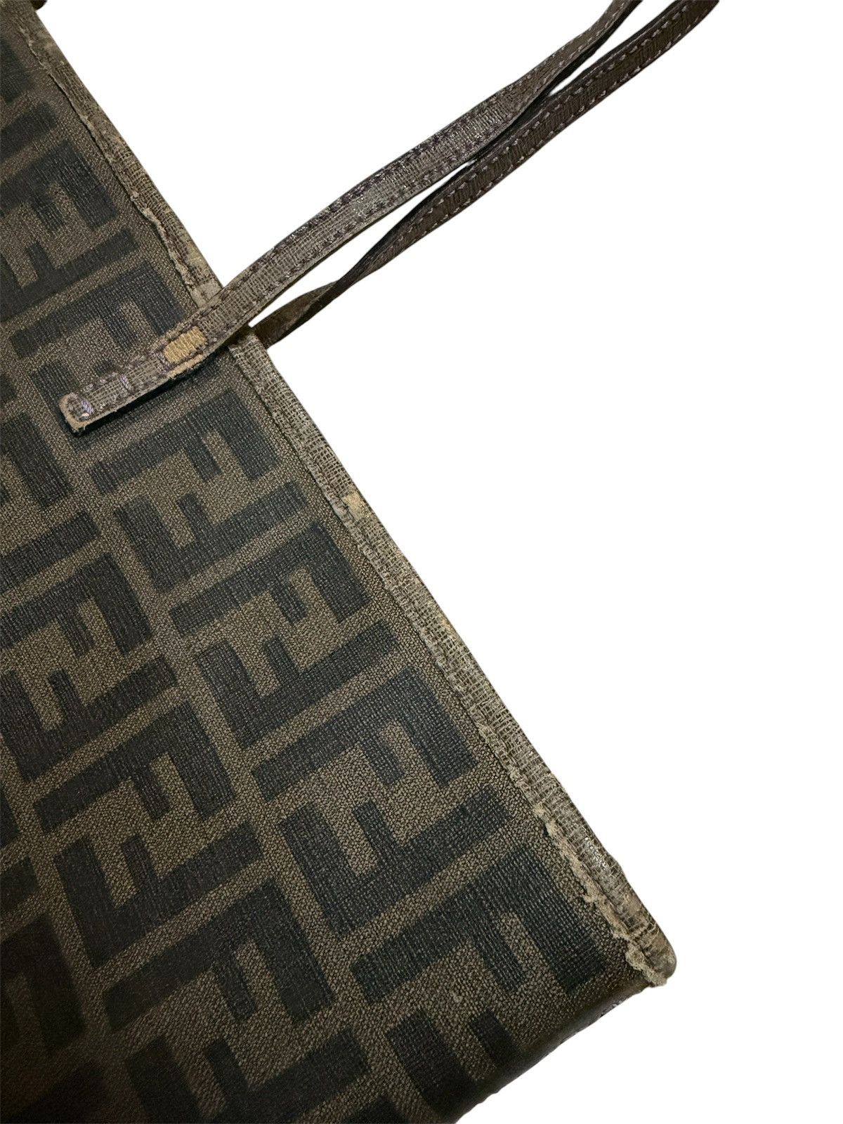 Fendi Authentic Fendi Zucca Monogram Canvas Tote Bag Size ONE SIZE - 6 Thumbnail