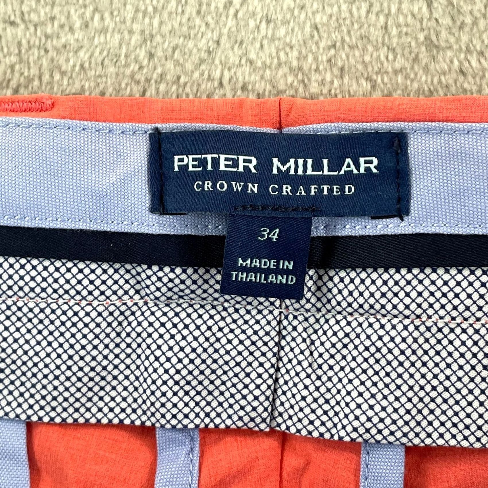 Peter Millar Peter Millar Surge Performance Shorts Men 34 Golf Shorts Regular 34 Orange Crown NWT Crown 125 NWT Size US 34 / EU 50 - 2 Thumbnail