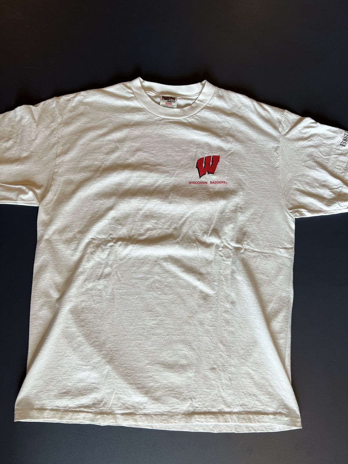 Vintage Wisconsin Badgers Vintage Graphic Tee Size US XL / EU 56 / 4 - 1 Thumbnail