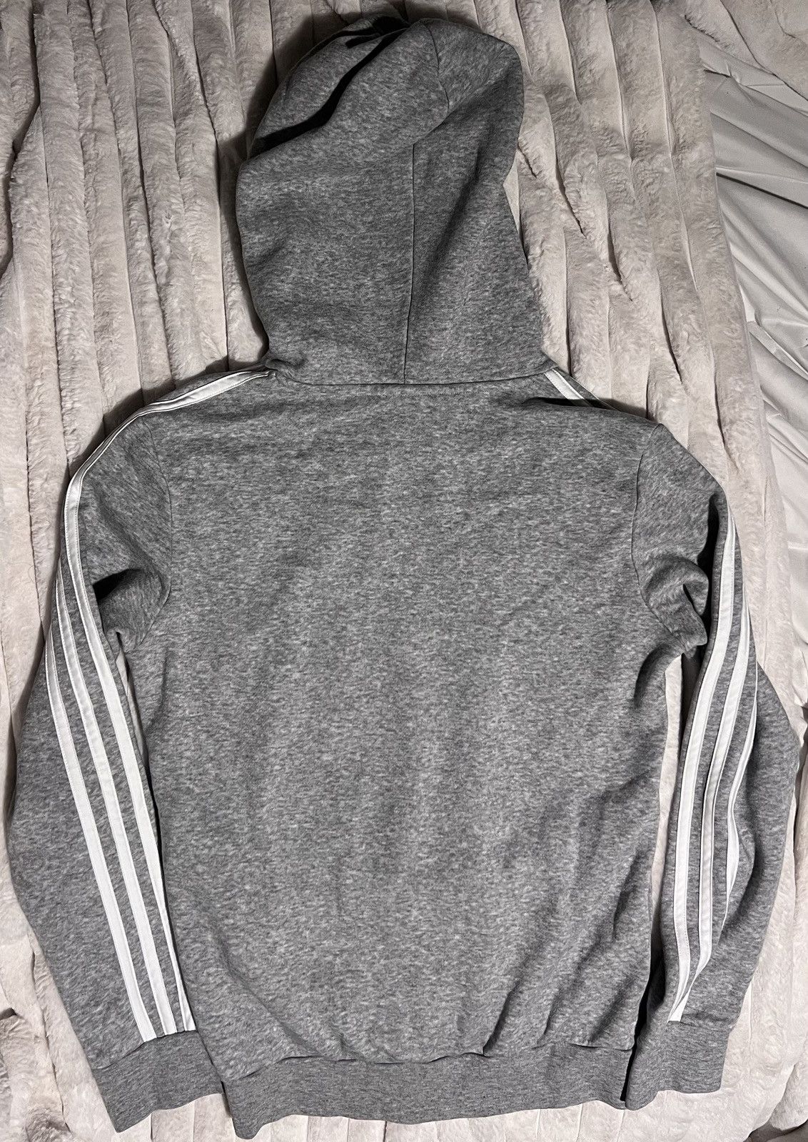 Adidas Adidas essentials fleece 3-stripes vegan pullover soft wash Size S / US 4 / IT 40 - 5 Thumbnail