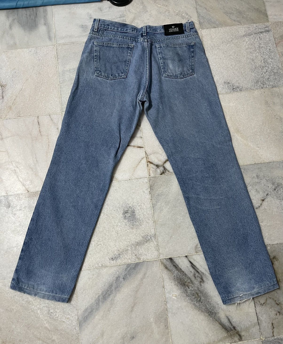 Versace × Versace Jeans Couture × Vintage Vintage Versace Jeans Couture Denim Jeans Blue Size US 34 / EU 50 - 8 Thumbnail