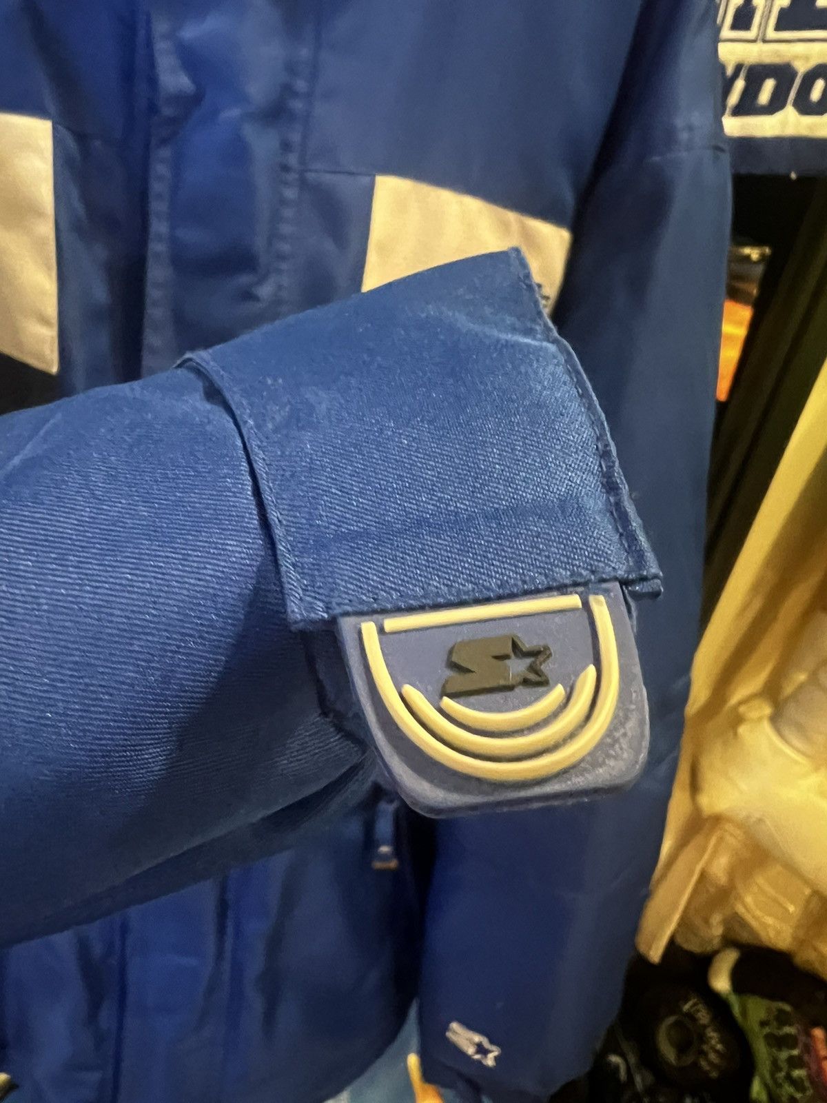 Starter × Vintage Like New Vintage Starter Down Filled Puffer Winter Jacket Size US L / EU 52-54 / 3 - 3 Thumbnail