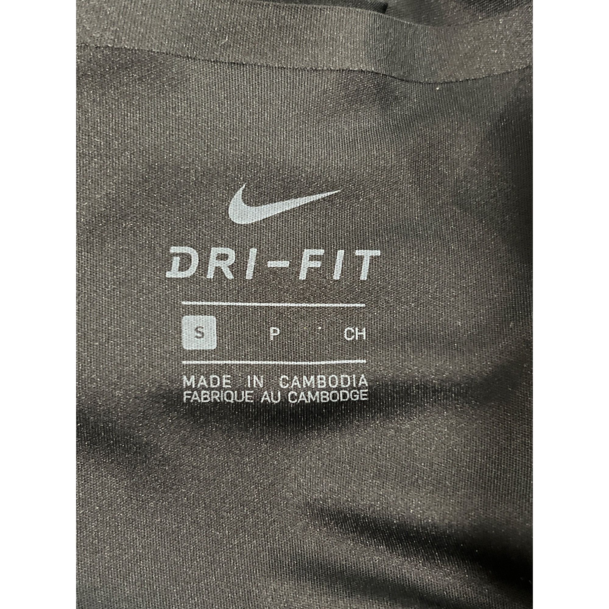 Nike NIKE Dri-Fit Black Women's Fitness Top S Size S / US 4 / IT 40 - 4 Thumbnail