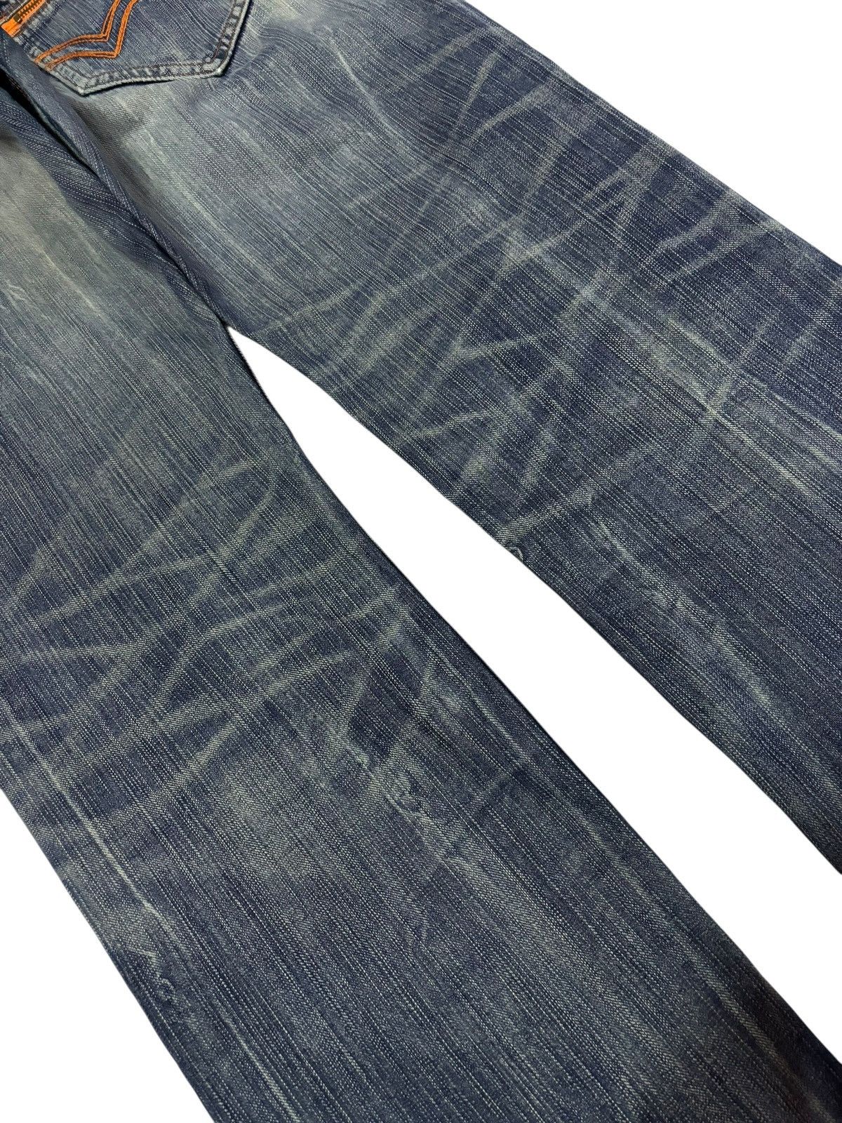 Edwin Vtg Edwin XV Japan Distressed Jeans Size US 31 - 6 Thumbnail