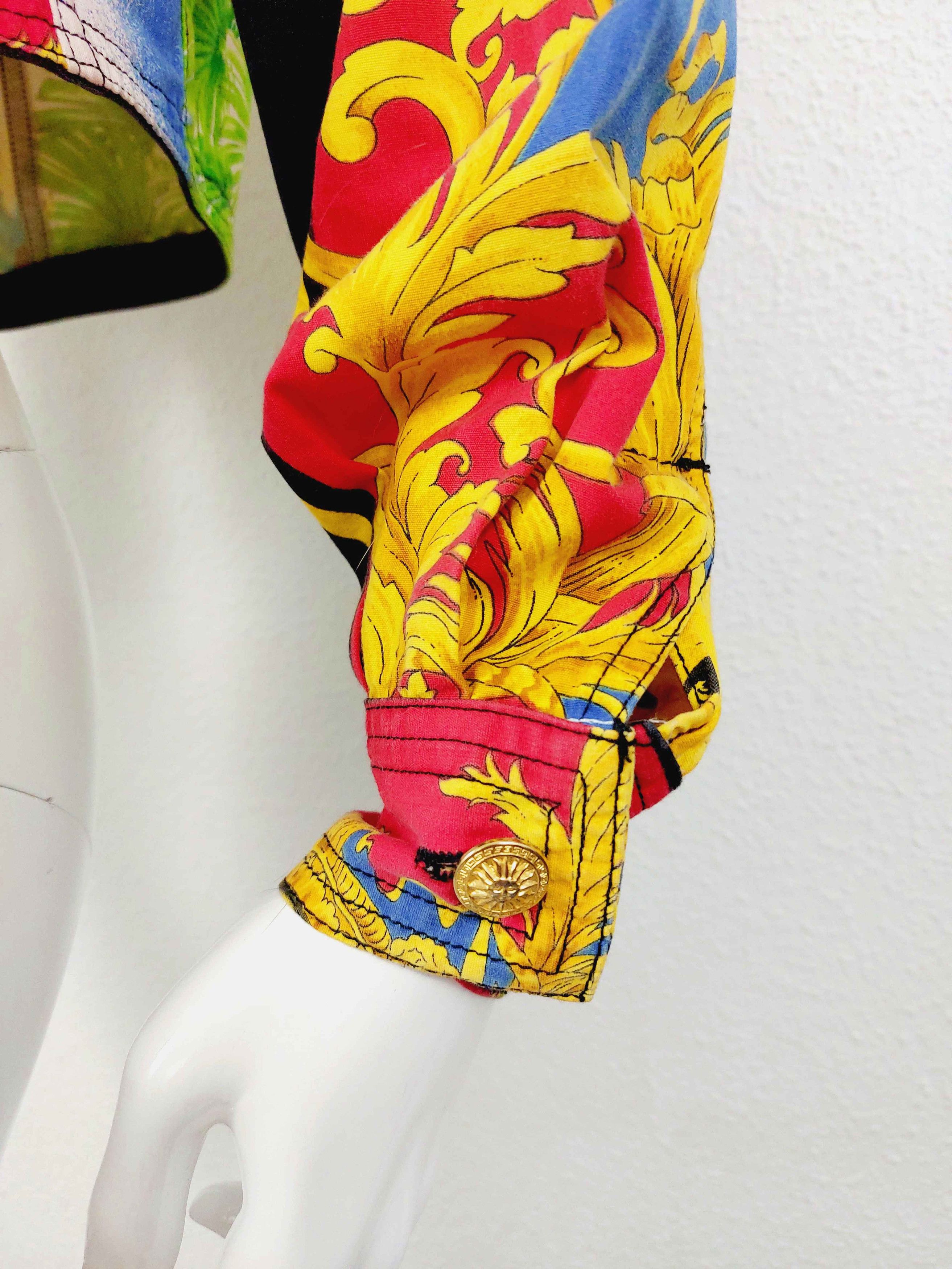 Versace Jeans Couture Gianni Versace Couture Moon Sun Baroque Miami Jacket Size US S / EU 44-46 / 1 - 11 Thumbnail