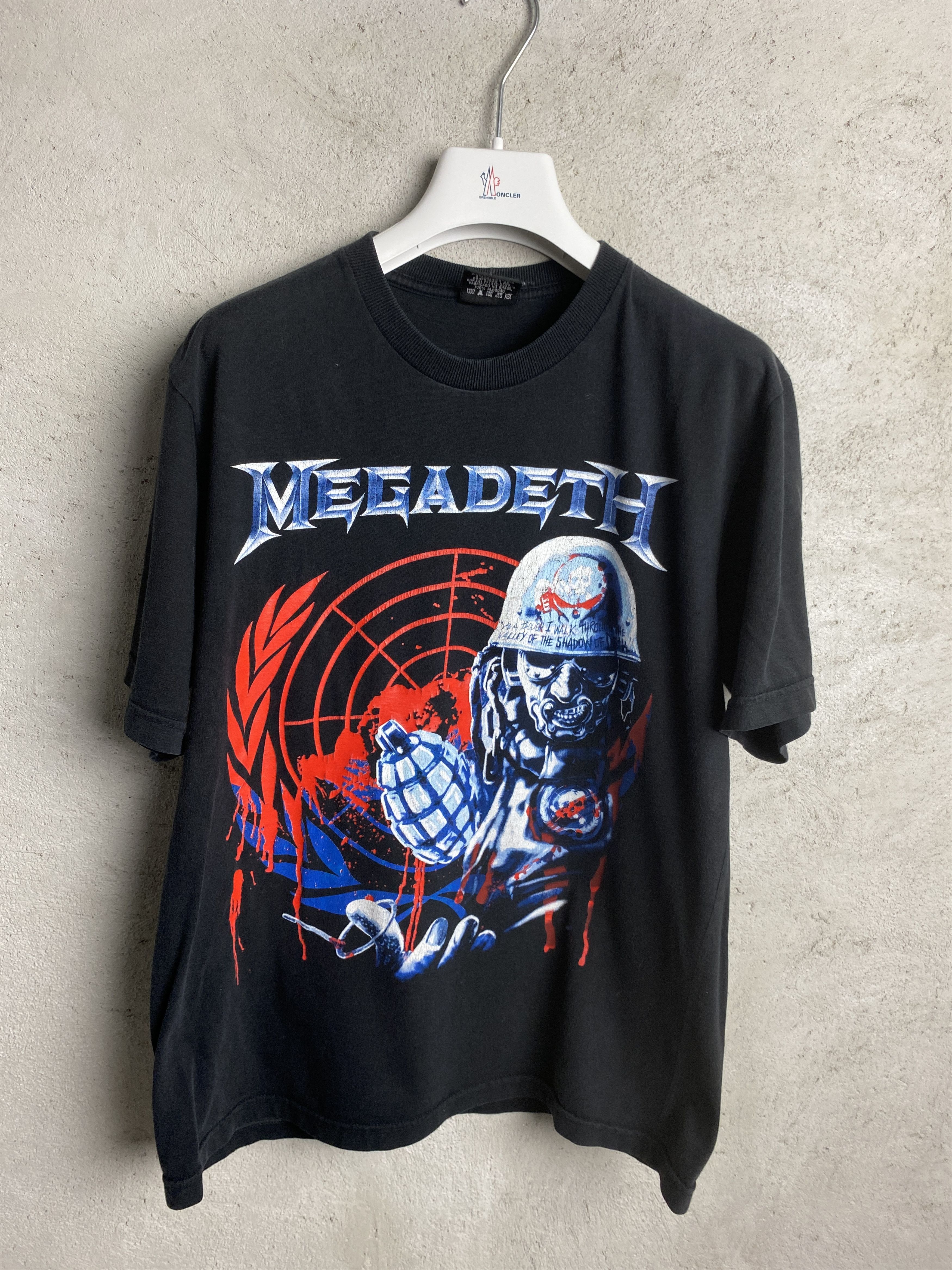 Megadeth printed t-shirt tee rock band