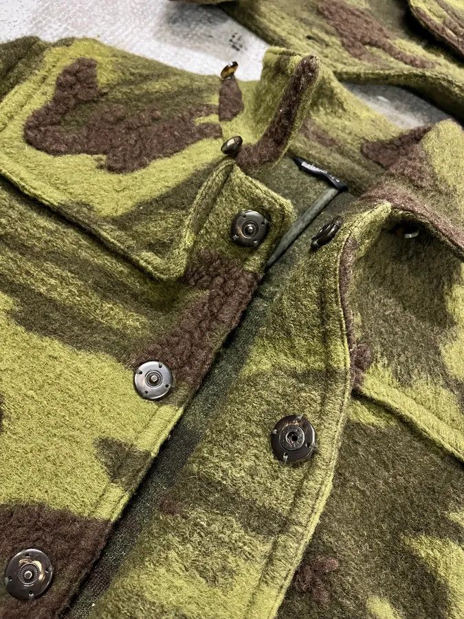 Daniele Alessandrini Daniele Alessandrini Camo Green Wool Detachable Hood Military Jacket Size US M / EU 48-50 / 2 - 10 Thumbnail
