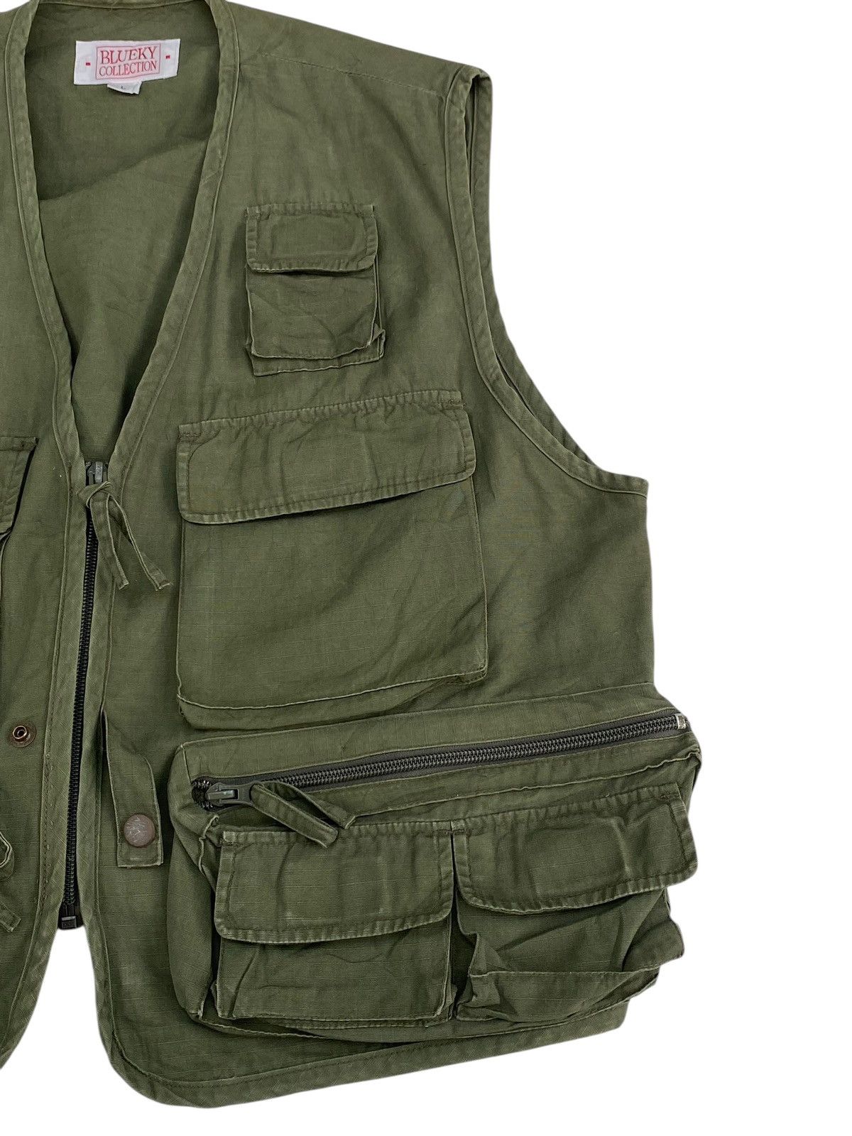 Japanese Brand × Vintage Vtg Blueky Collection Tactical Vest Military Size US L / EU 52-54 / 3 - 6 Thumbnail