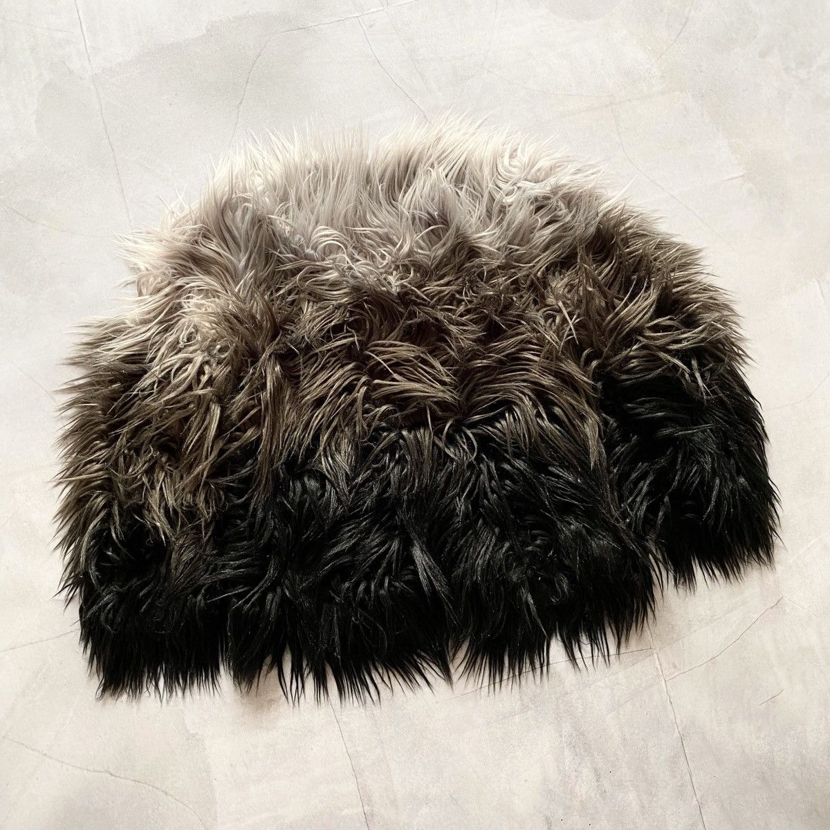 If Six Was Nine Crazy Opium Fuzzy Cropped Faux Fur Gradient Y2K Jacket Size S / US 4 / IT 40 - 5 Thumbnail