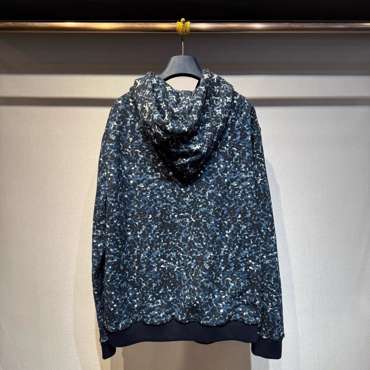 Louis Vuitton LV Blue Ink Monogram Zip-Up Hoodie XXL New Size US XXL / EU 58 / 5 - 3 Thumbnail