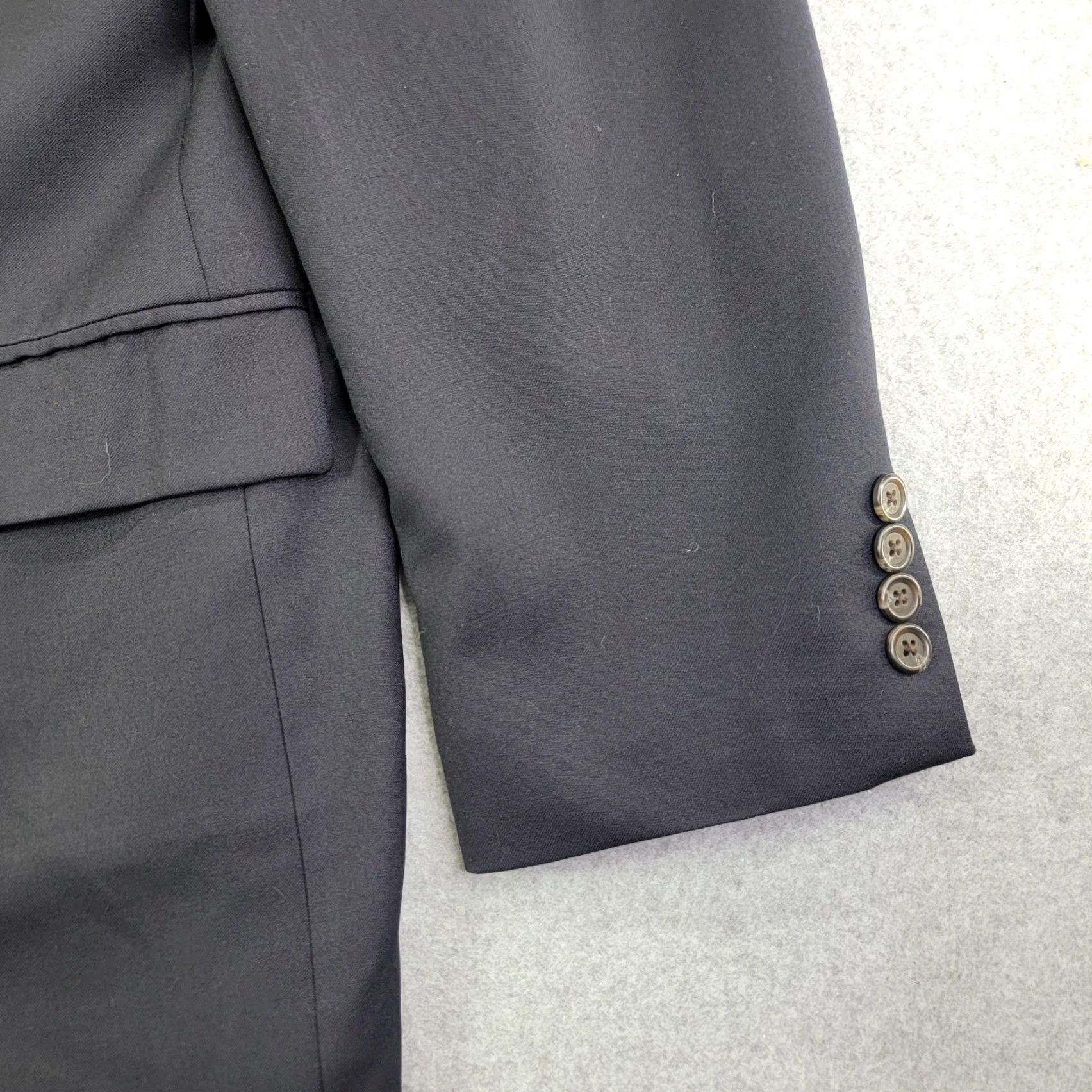 Ralph Lauren VINTAGE Lauren Ralph Lauren Blazer Mens 46 Blue Wool 2 Button Canada Size 46R - 2 Thumbnail