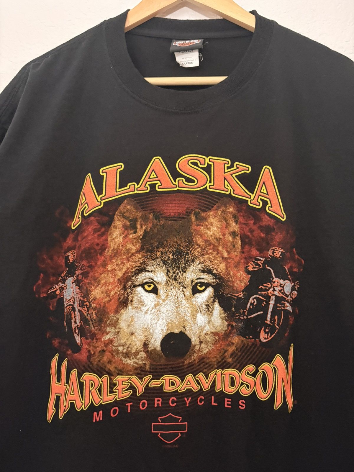 Harley Davidson 00’s Harley Davidson Alaska Bear Tee Shirt Size US XL / EU 56 / 4 - 3 Thumbnail