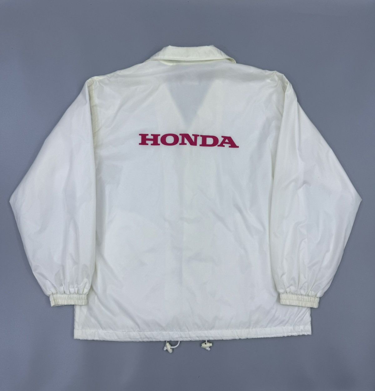 Honda Vintage HONDA “Power of Dream” Spellout Coach Snap Jacket Size US L / EU 52-54 / 3 - 1 Thumbnail